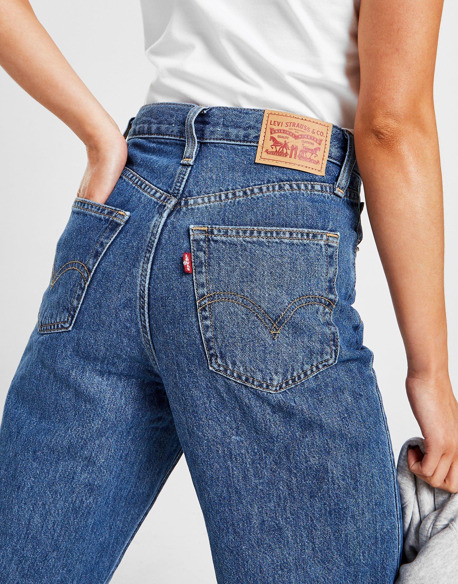 Levi's High Waist Straight Jeans