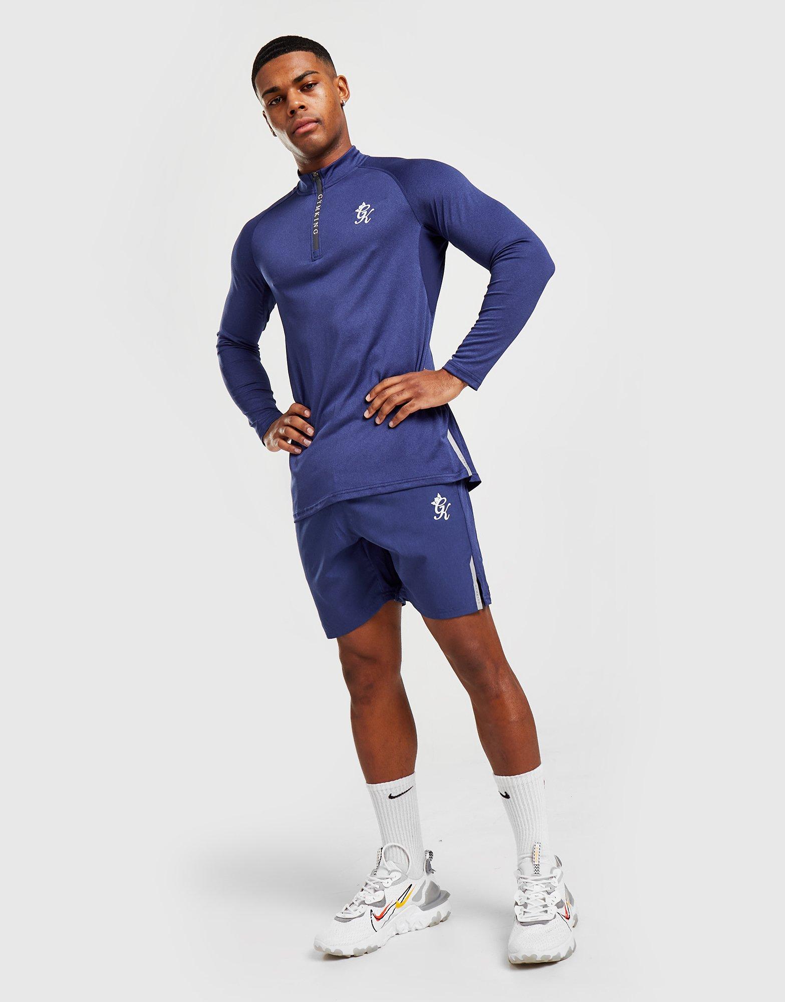 Gym King 1/4 Zip Top/Shorts Set