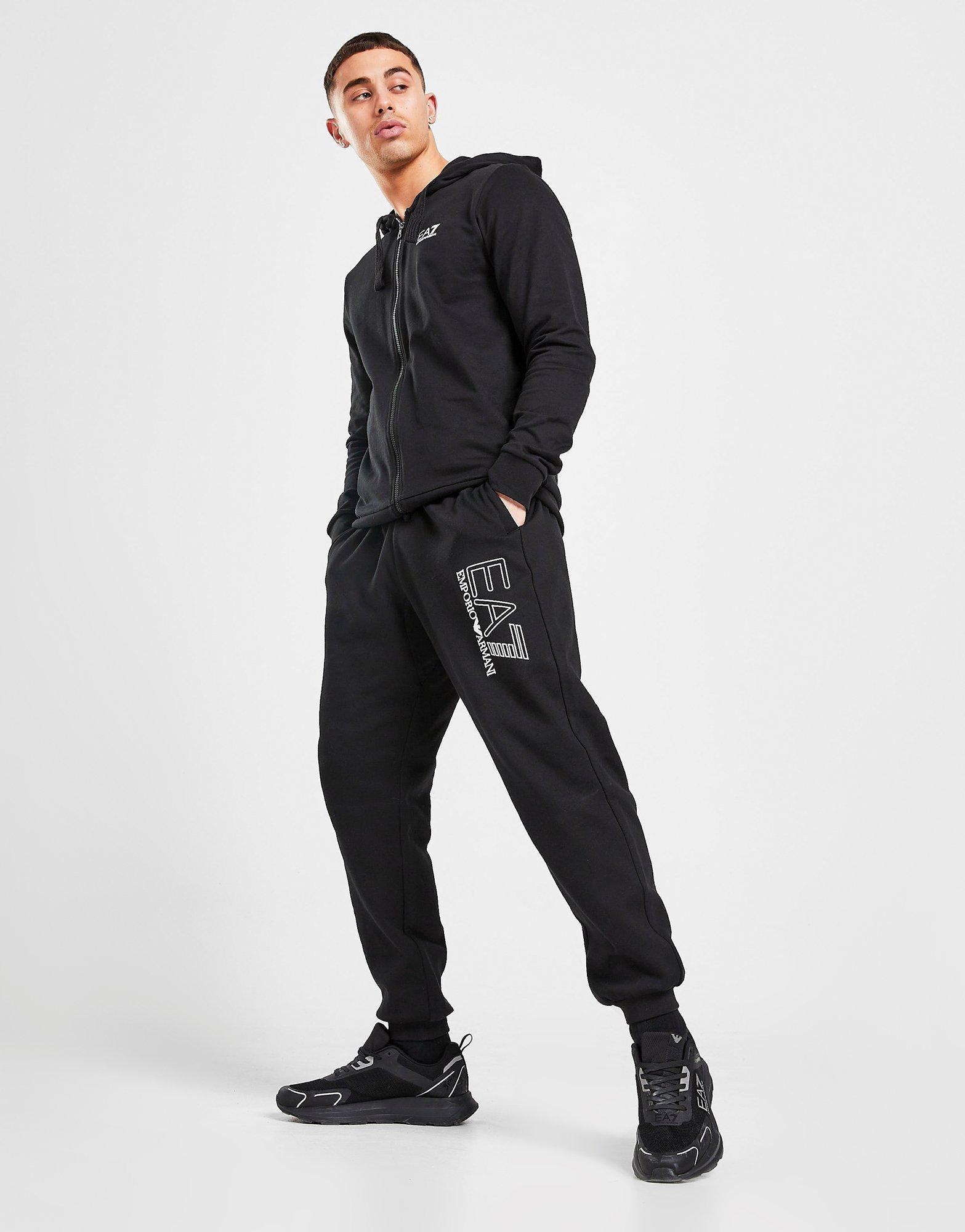 ea7 emporio armani visibility tracksuit grey