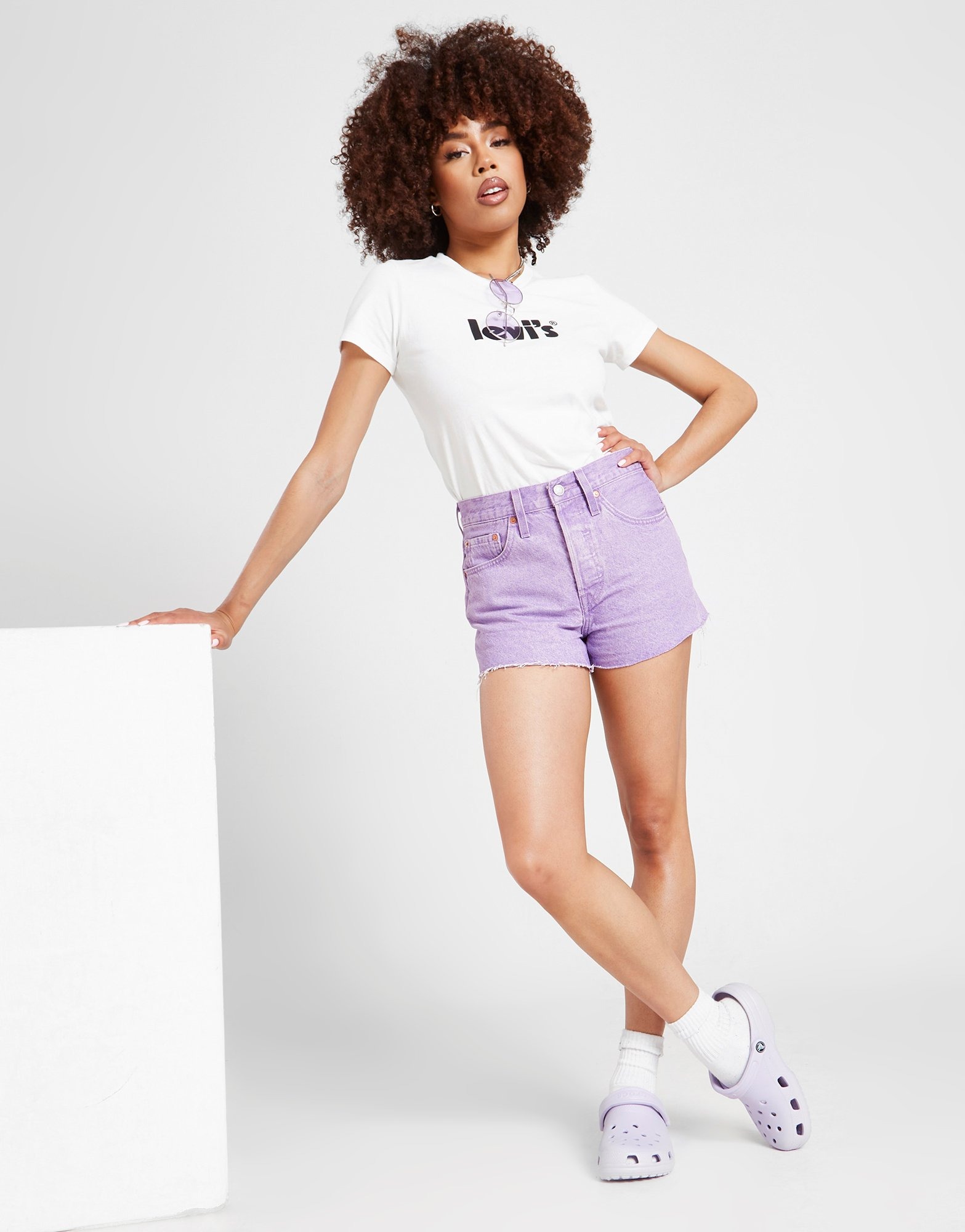 Pantalón corto Rip en Morado | JD Sports España