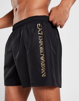 Black Emporio Armani EA7 Logo Swim Shorts | JD Sports UK