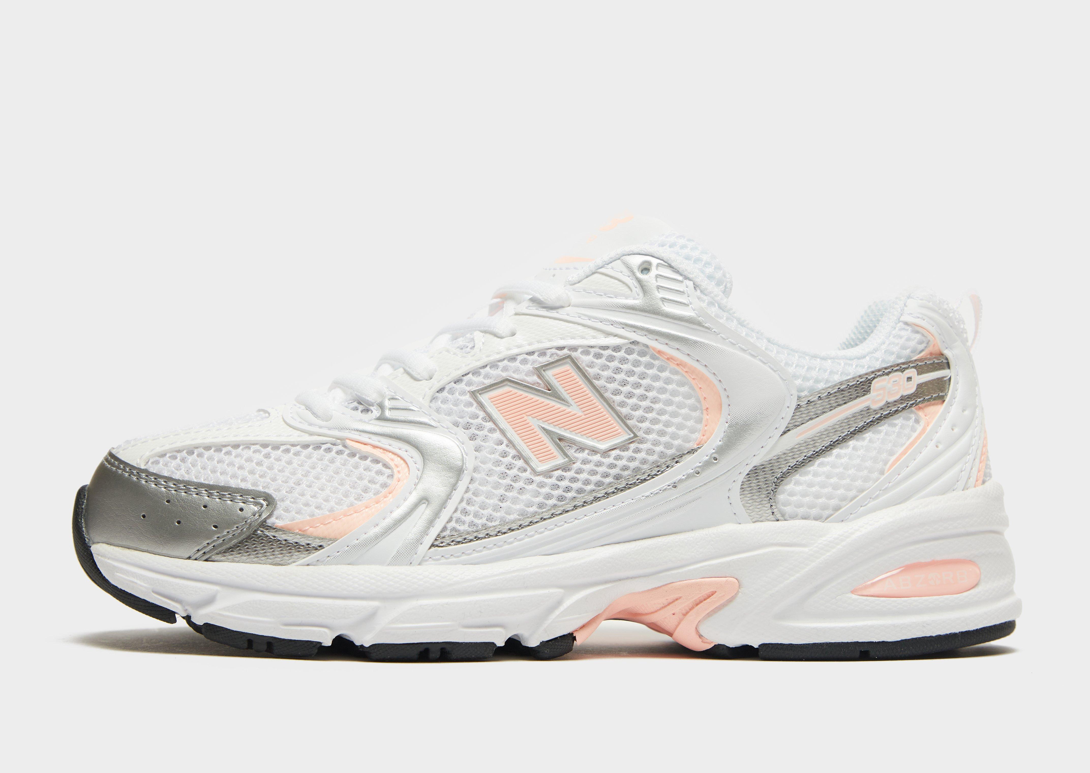 New Balance 530 Trainers In White And Pastel Pink for Women