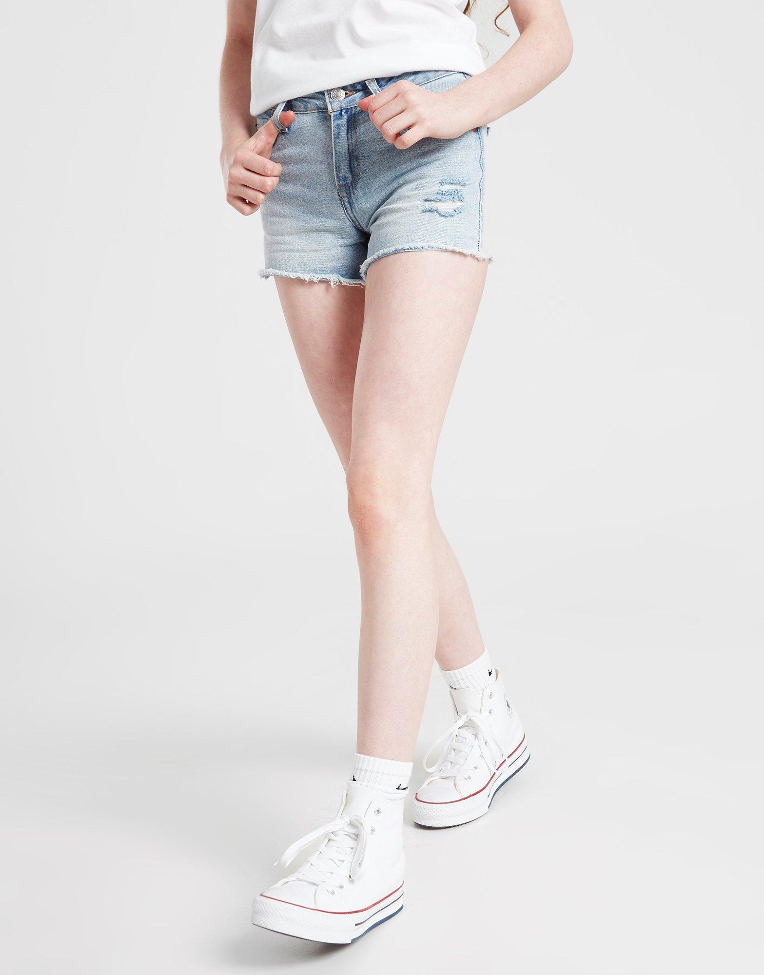 Levis Girls' Girlfriend Denim Shorts Junior