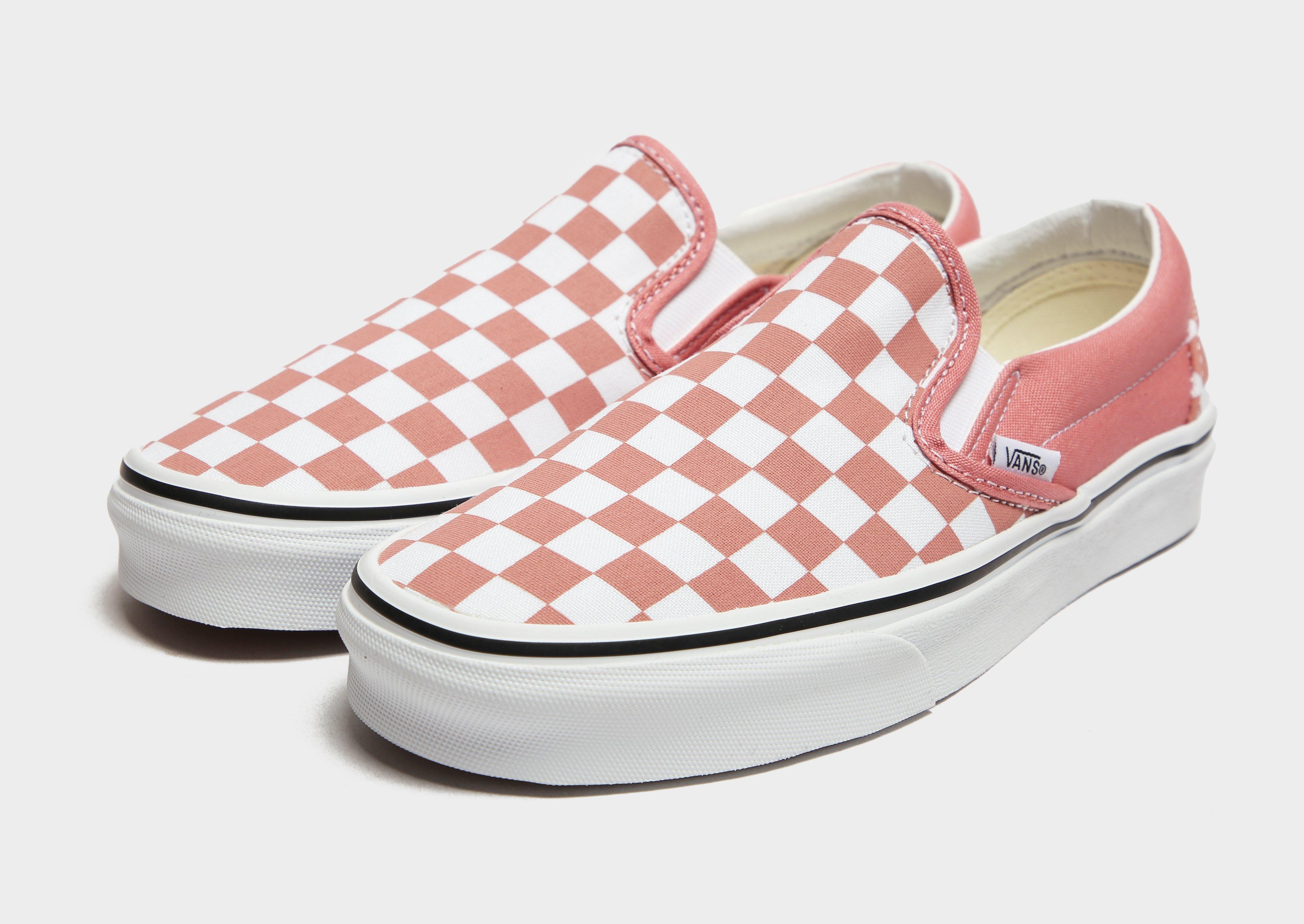 vans slip on donna rosa