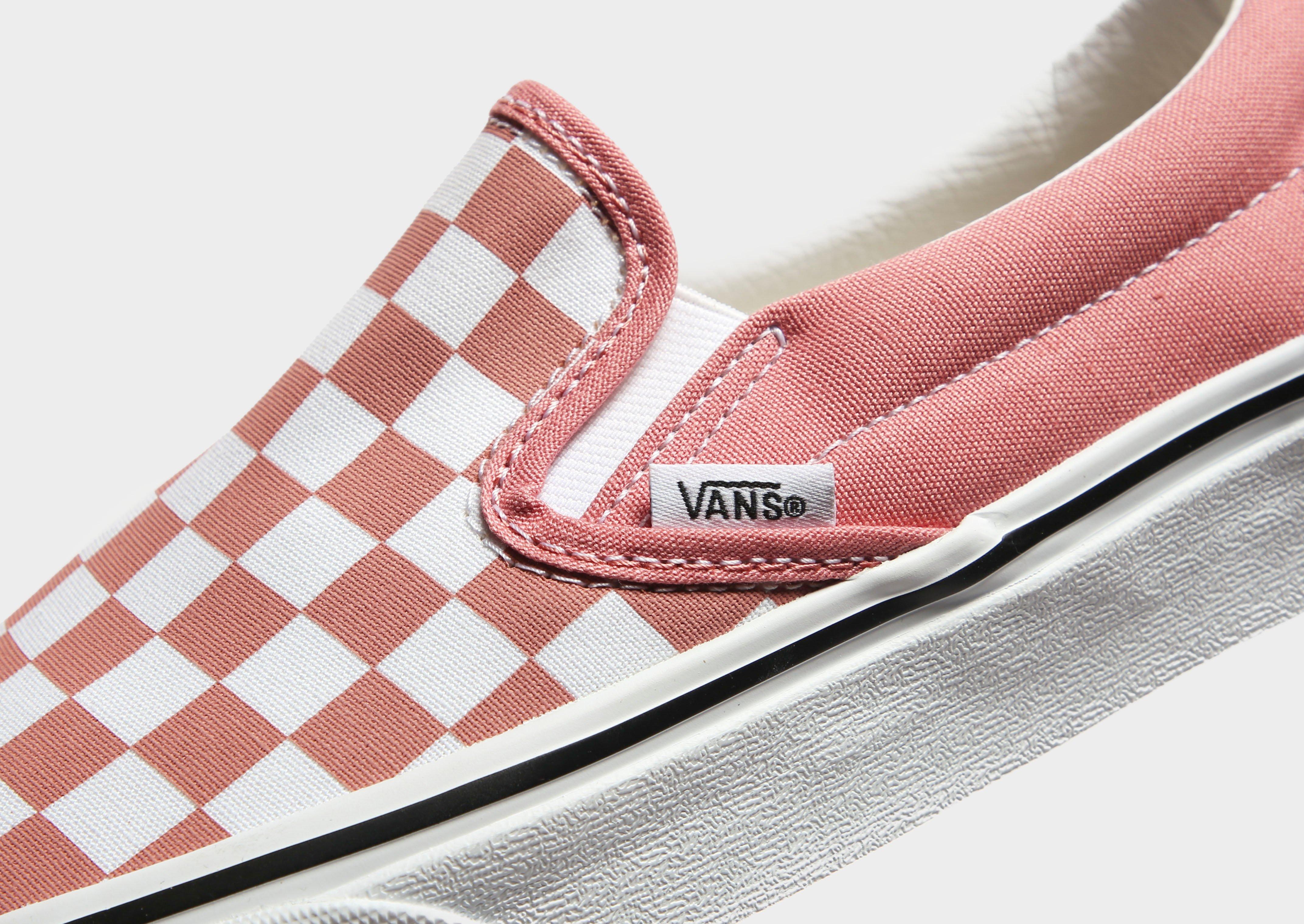 vans slip on donna rosa