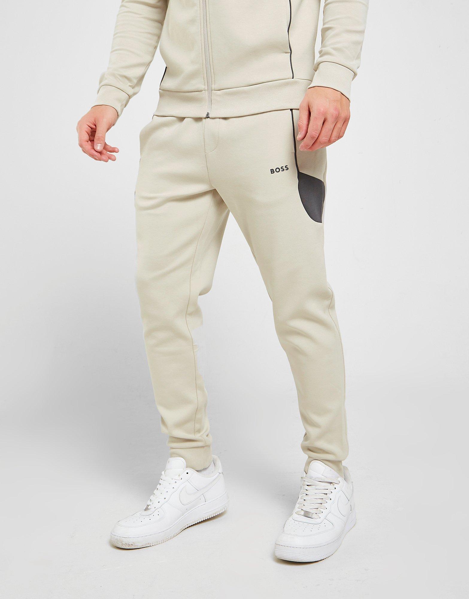 BOSS Colour Block Full Zip Hoodie Tracksuit