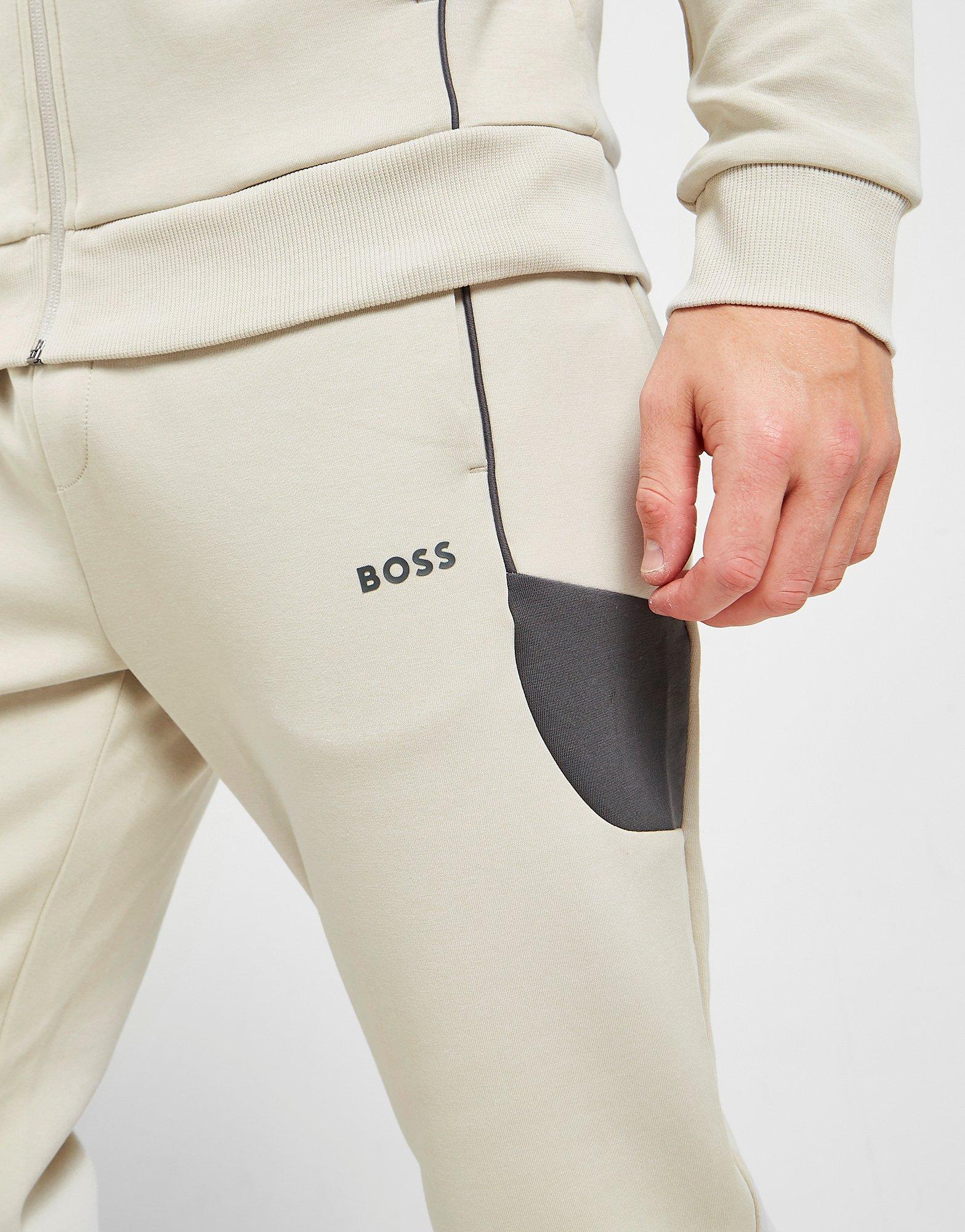 BOSS Colour Block Full Zip Hoodie Tracksuit