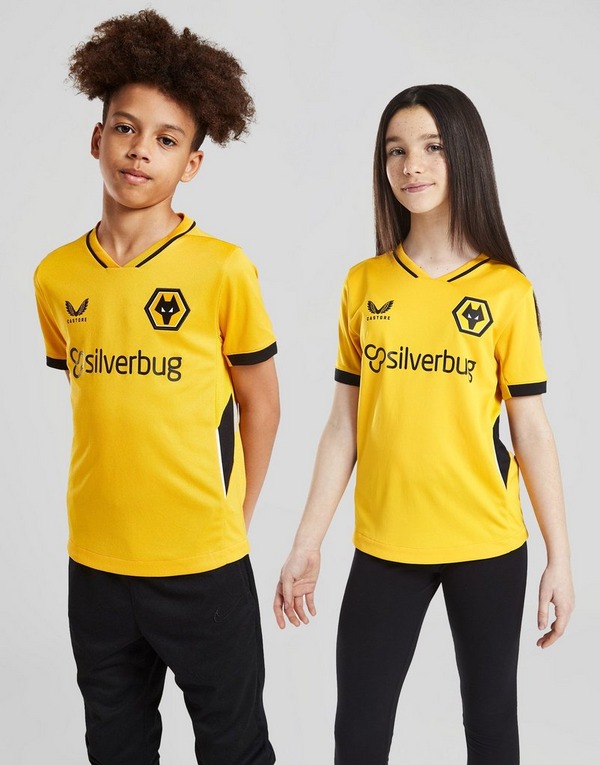 Castore Wolverhampton Wanderers 21 22 Home Shirt Kinder Gelb Jd Sports