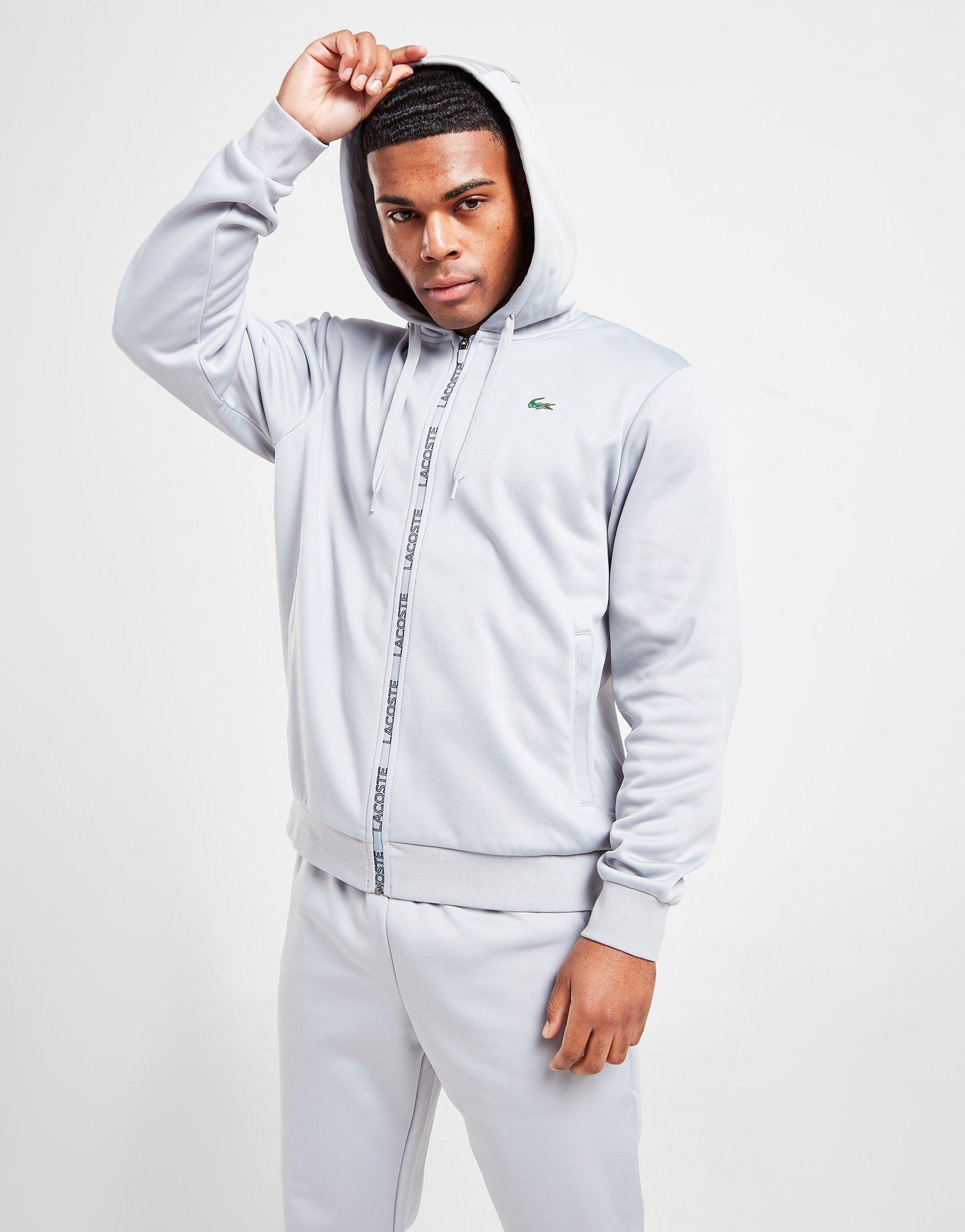 Lacoste Poly Fleece Tape Zip Hoodie