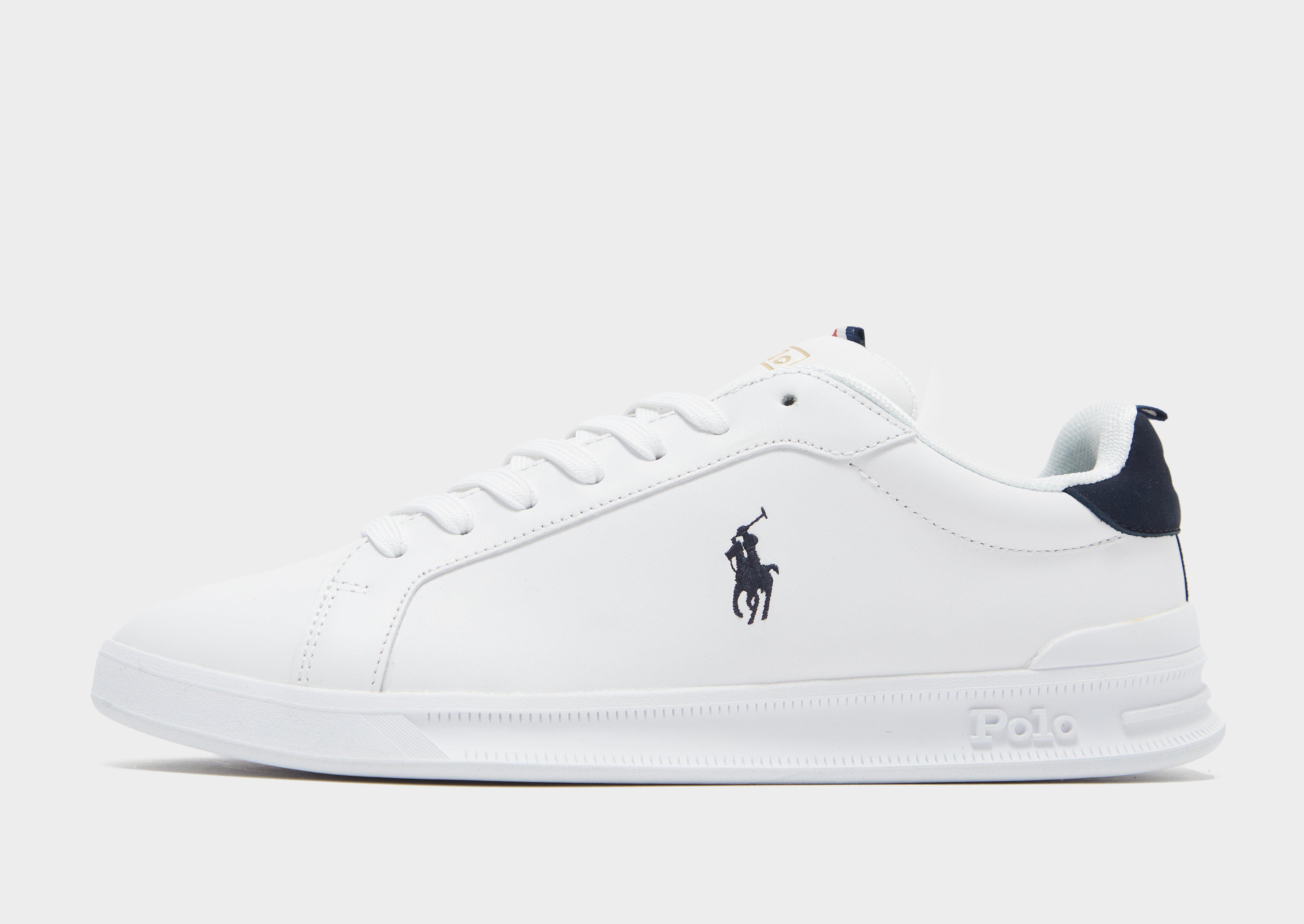 Mens white leather polo on sale shoes