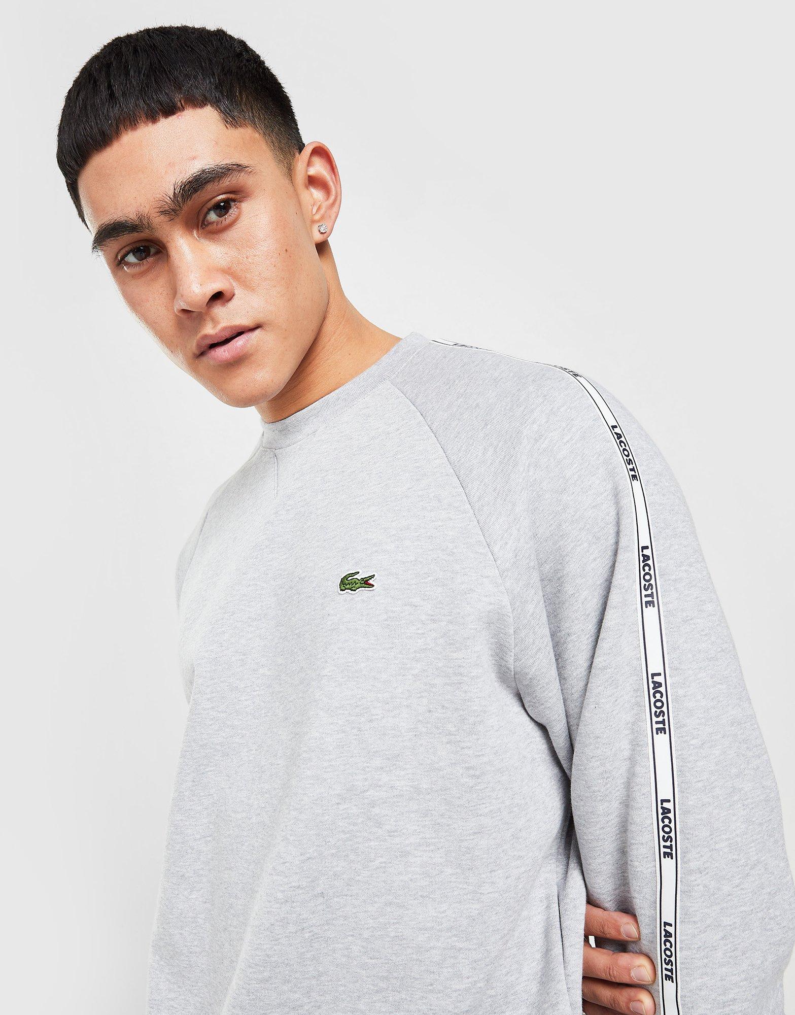 Lacoste Tape Logo Crew Sweatshirt