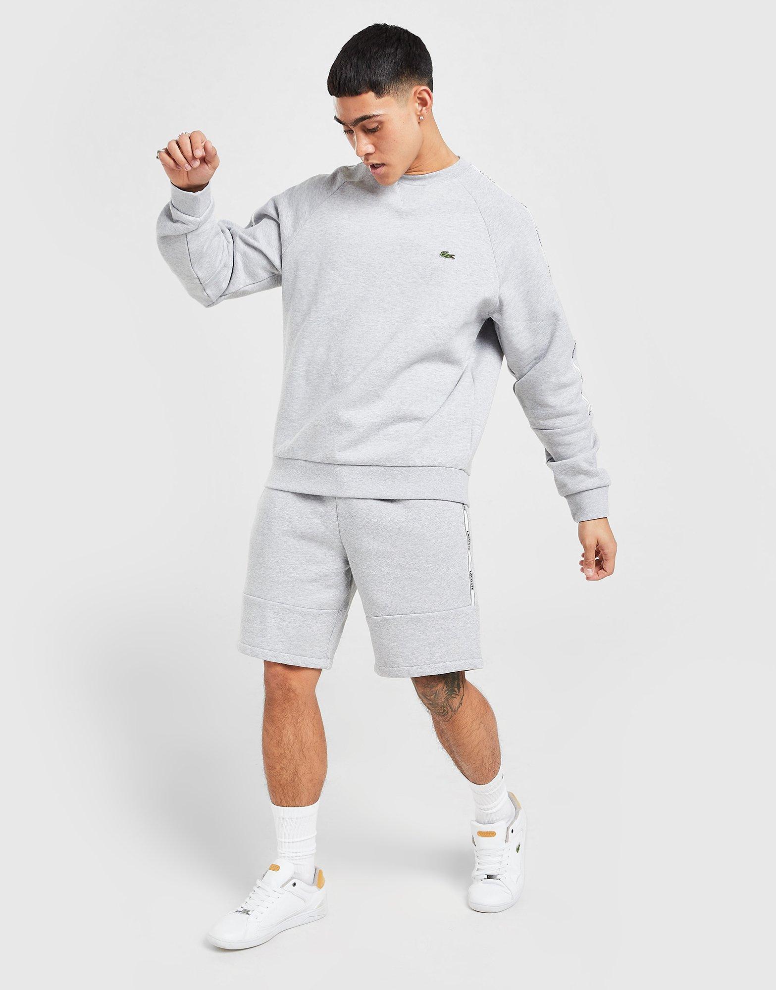 Lacoste Tape Logo Crew Sweatshirt
