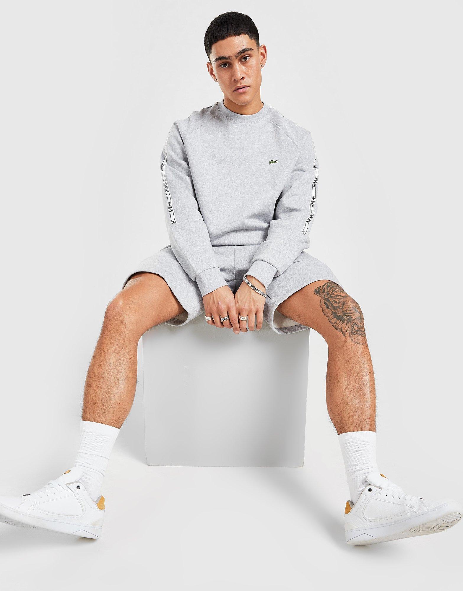 Lacoste Tape Logo Crew Sweatshirt