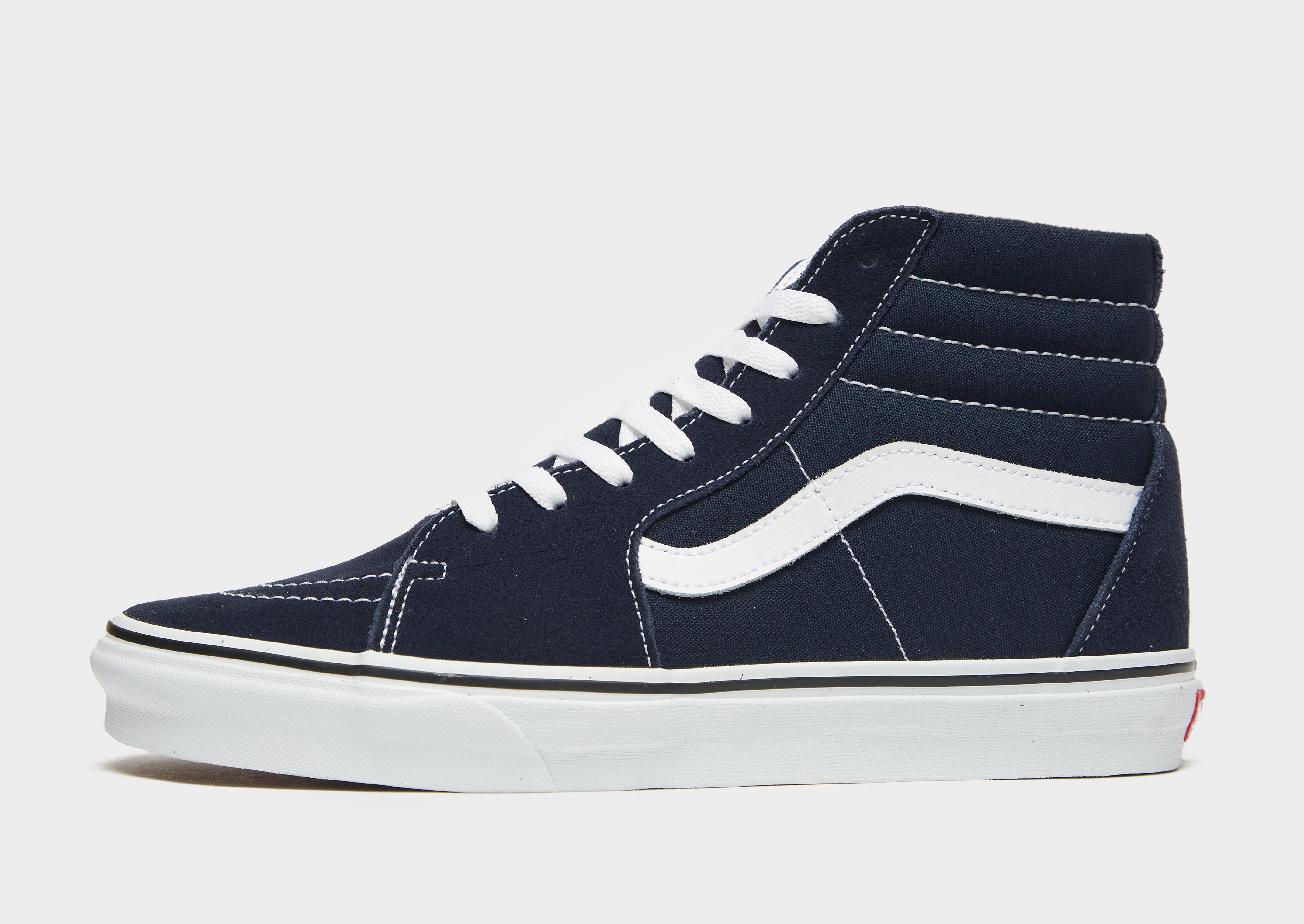 vans high cut blue
