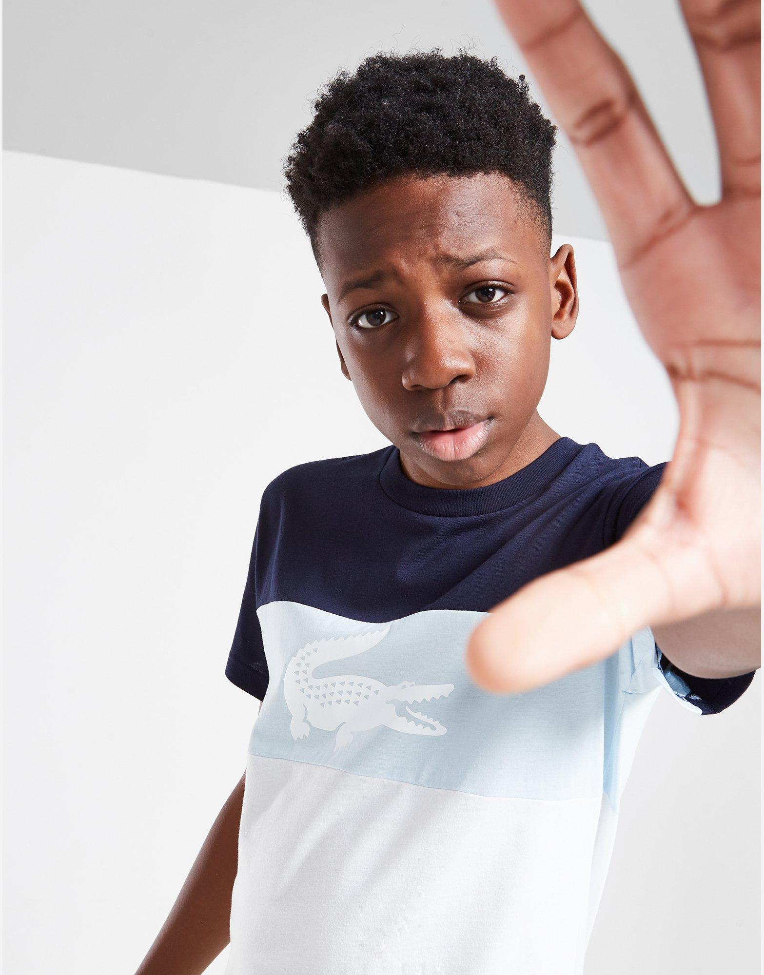 Lacoste Cut & Sew Colour Block T-Shirt Junior