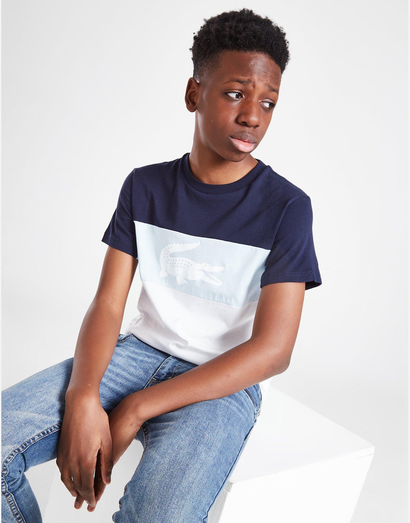 Lacoste Cut & Sew Colour Block T-Shirt Junior