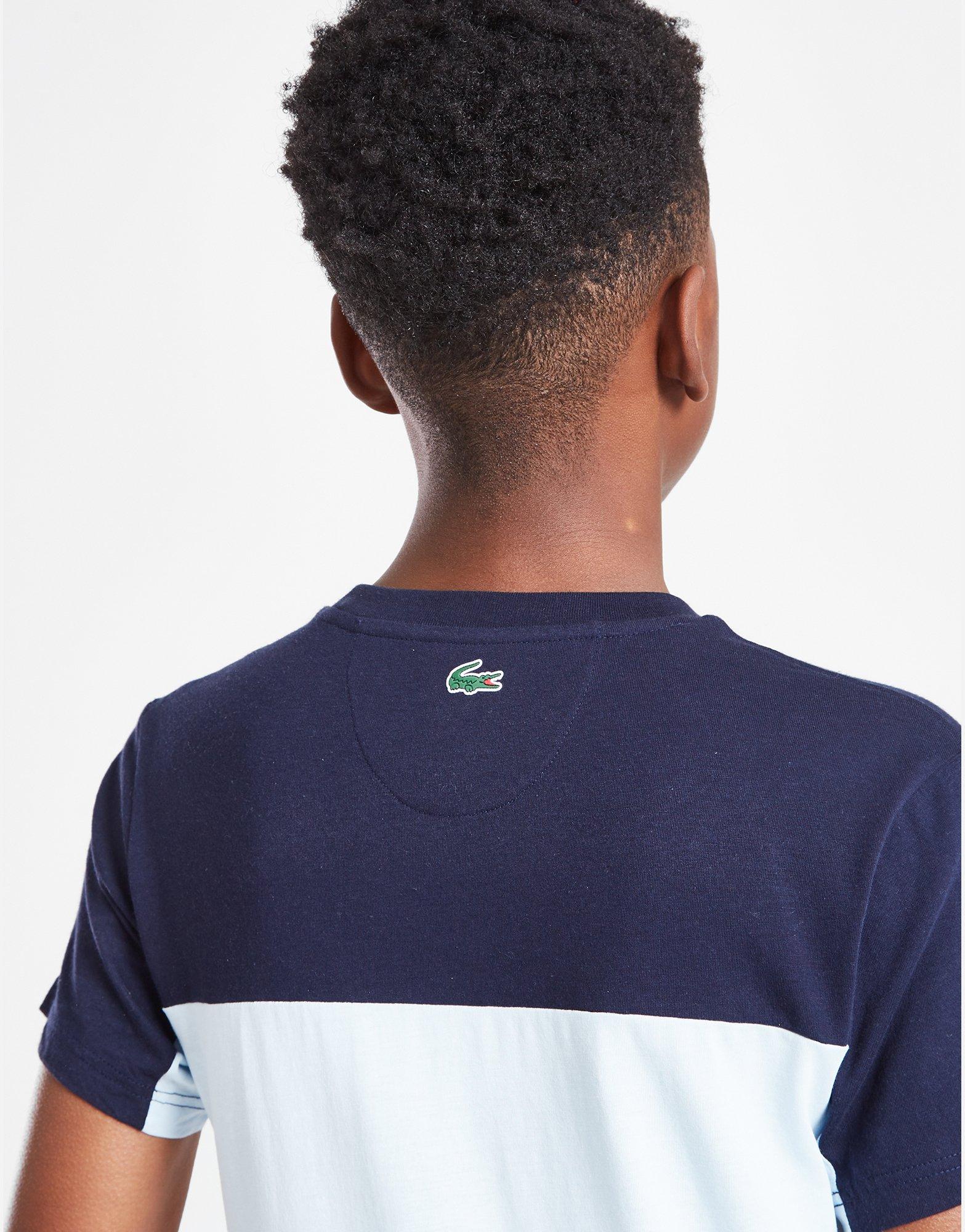 Lacoste Cut & Sew Colour Block T-Shirt Junior