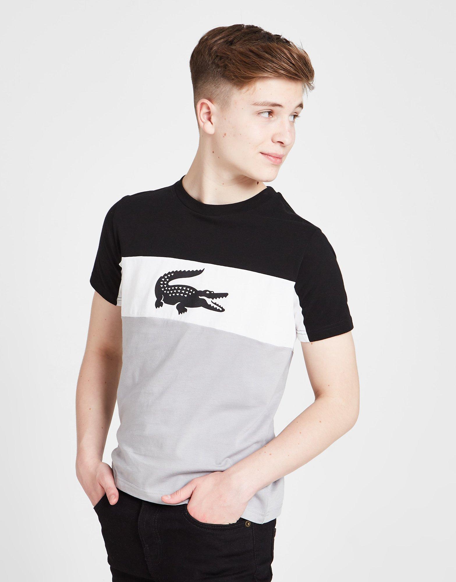 Lacoste Cut & Sew Colour Block T-Shirt Junior