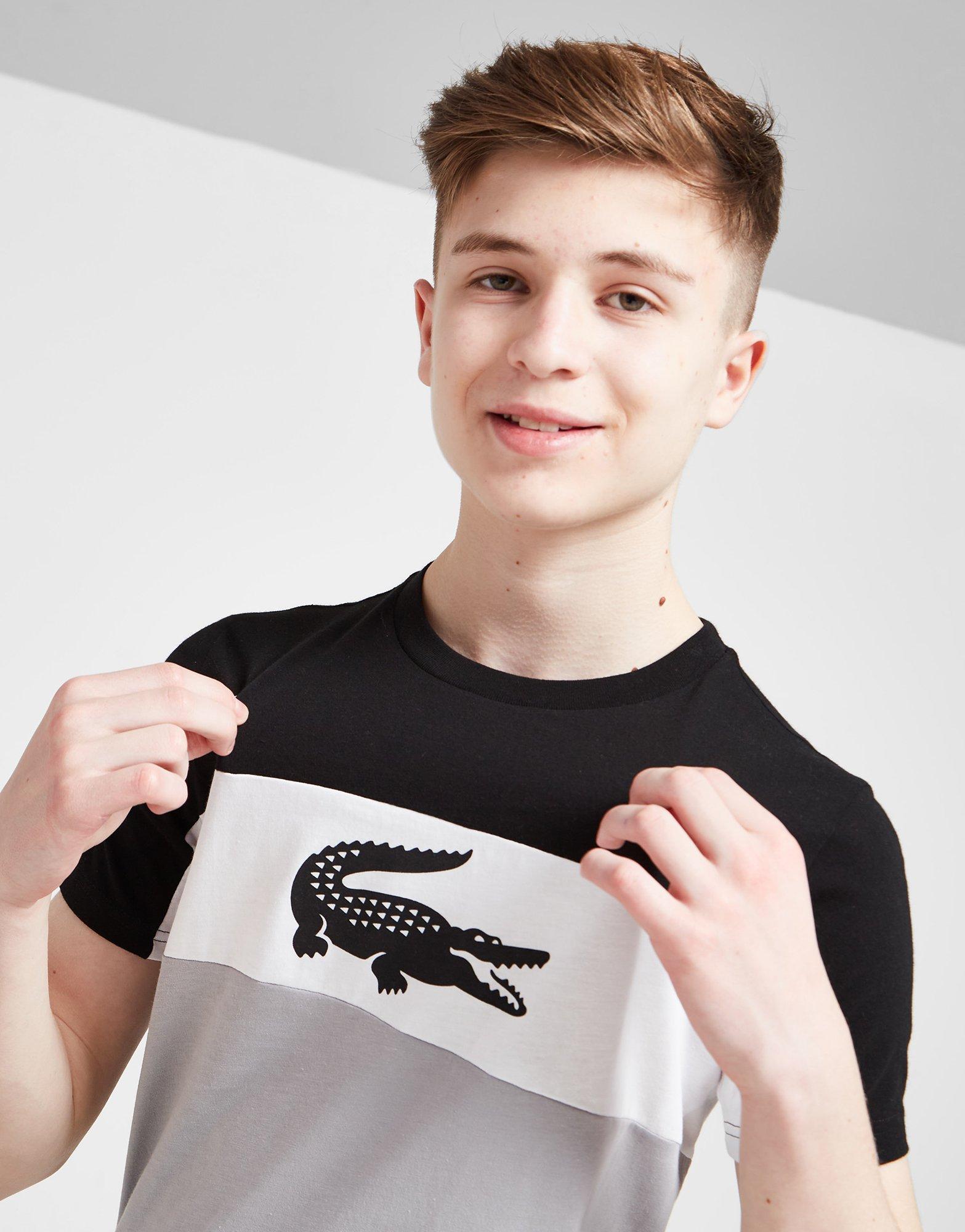 Lacoste Cut & Sew Colour Block T-Shirt Junior