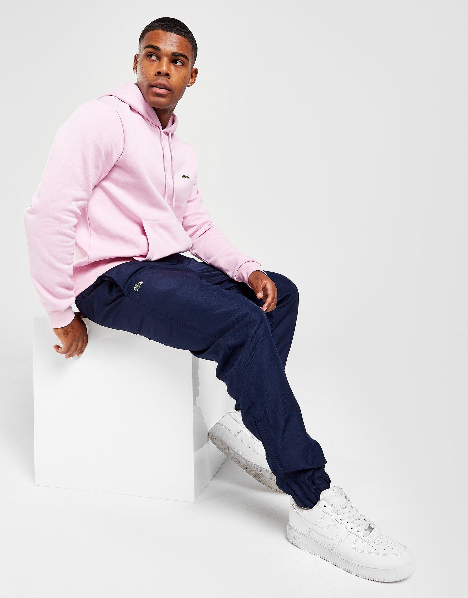 lacoste guppy track pants grey
