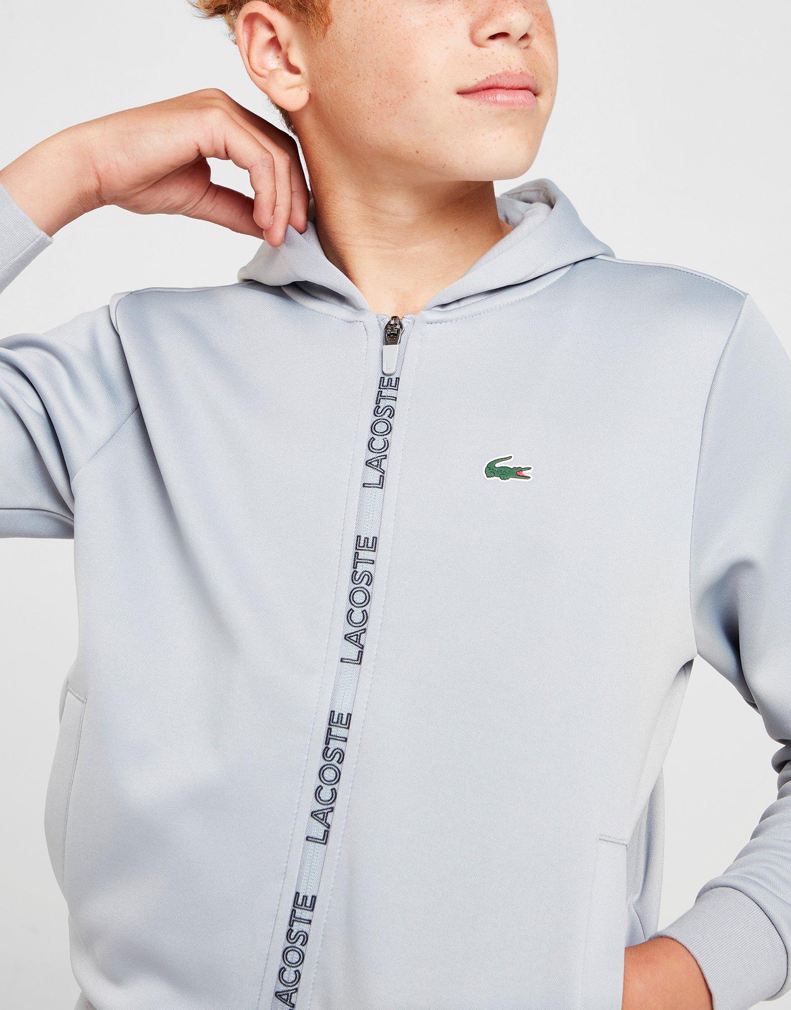 Lacoste Poly Full Zip Hoodie Junior