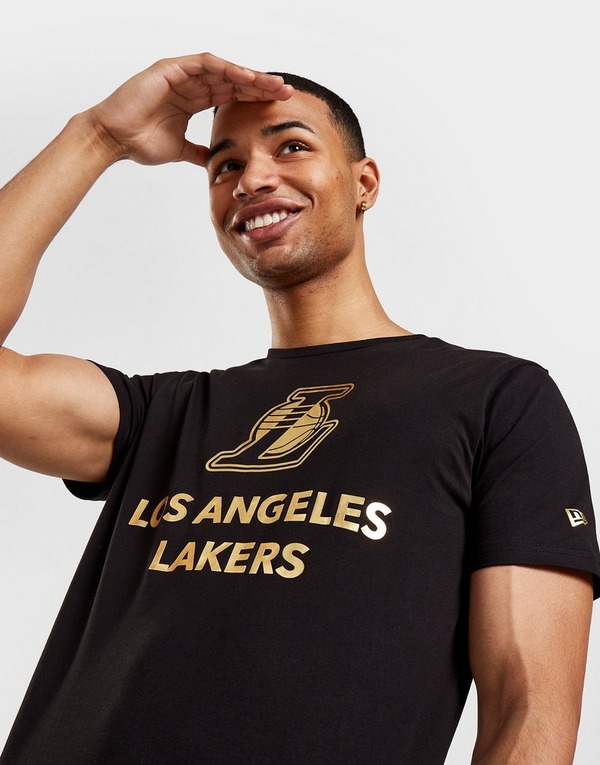 New Era NBA Los Angeles Lakers Metallic Logo T-Shirt