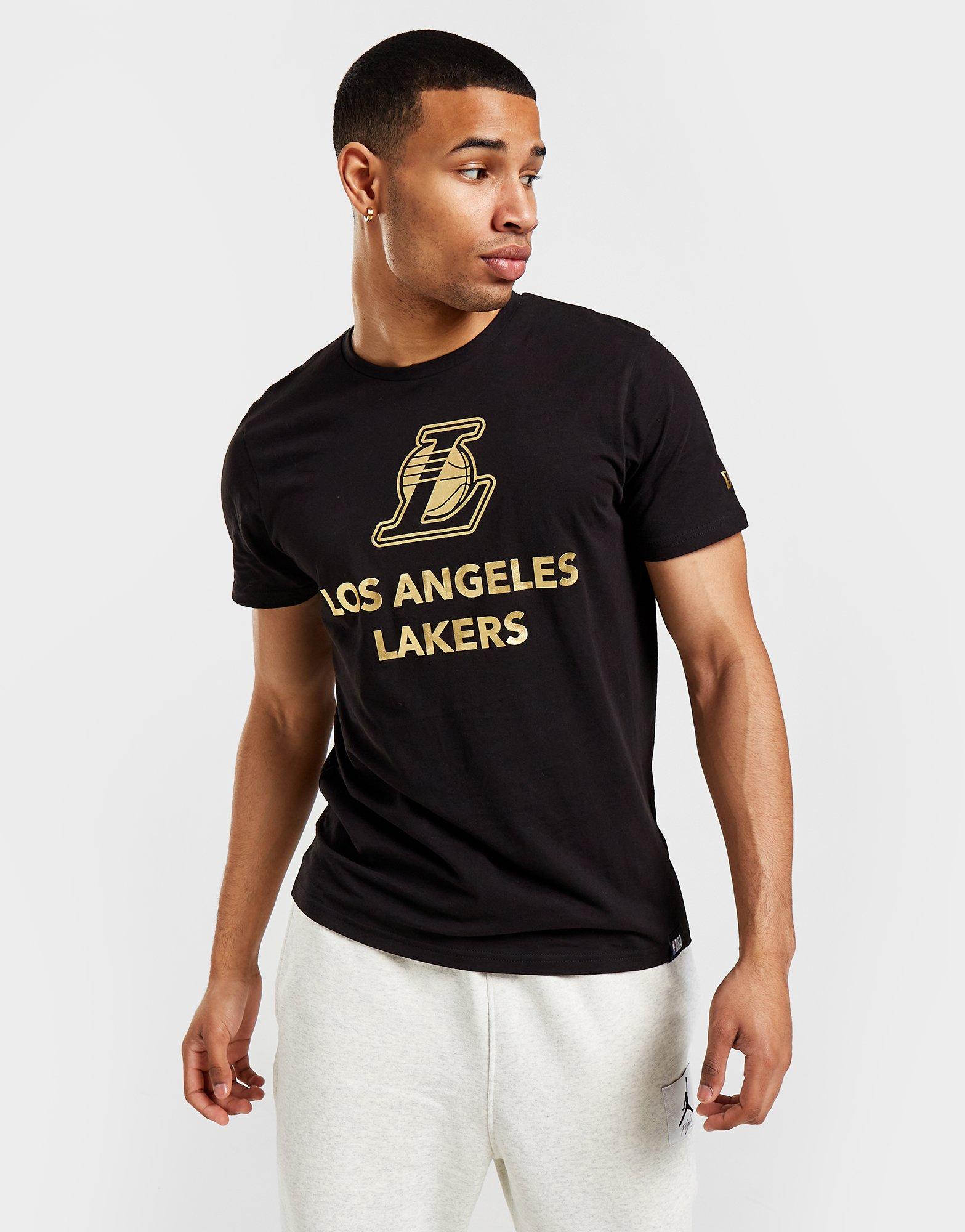 New Era NBA Los Angeles Lakers Metallic Logo T-Shirt