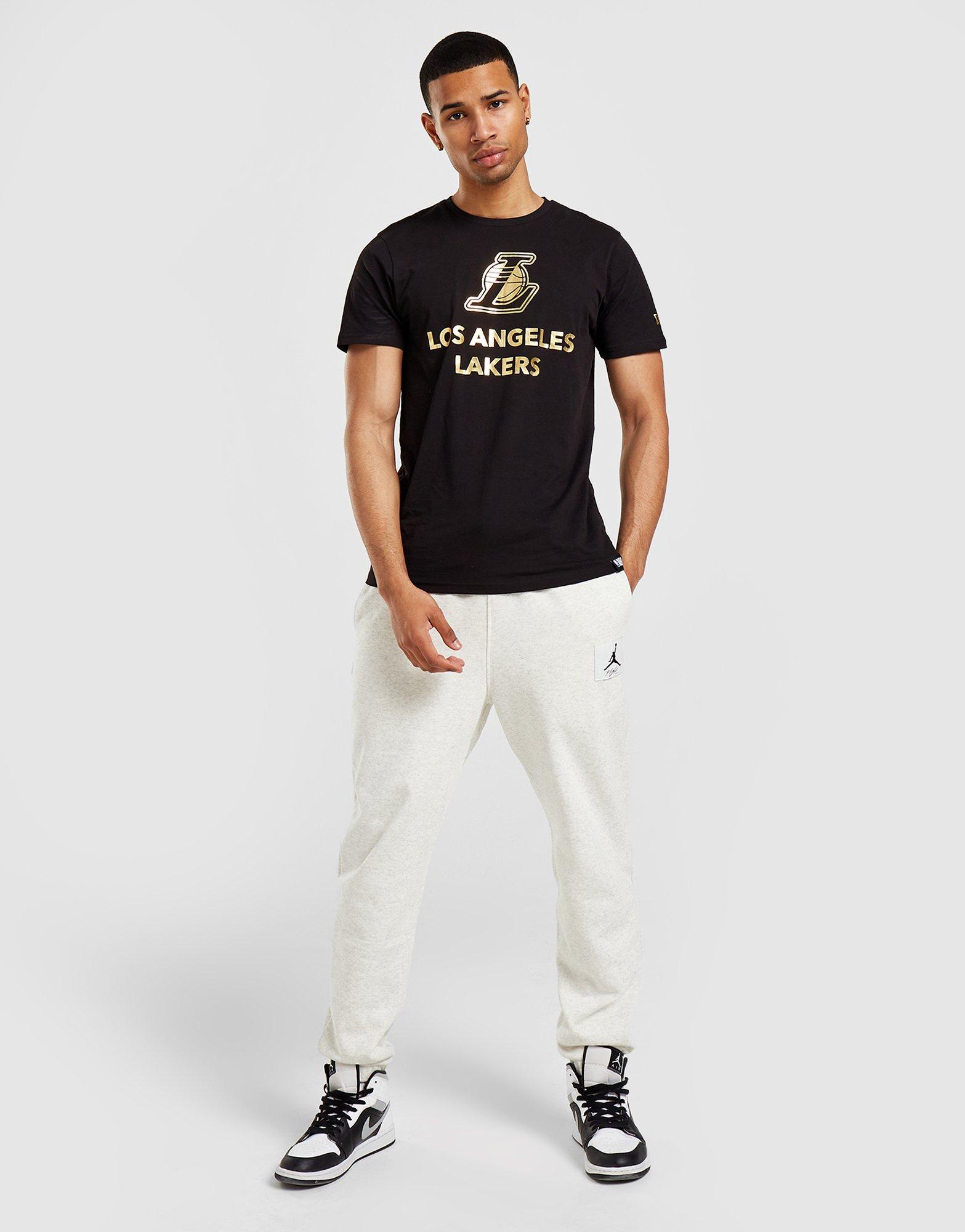 New Era NBA Los Angeles Lakers Metallic Logo T-Shirt