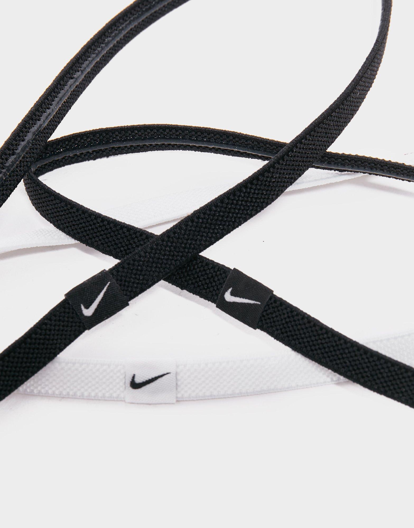 Buy Nike NIKE ELASTIC HEADBANDS 2.0 3 PK - Black/White