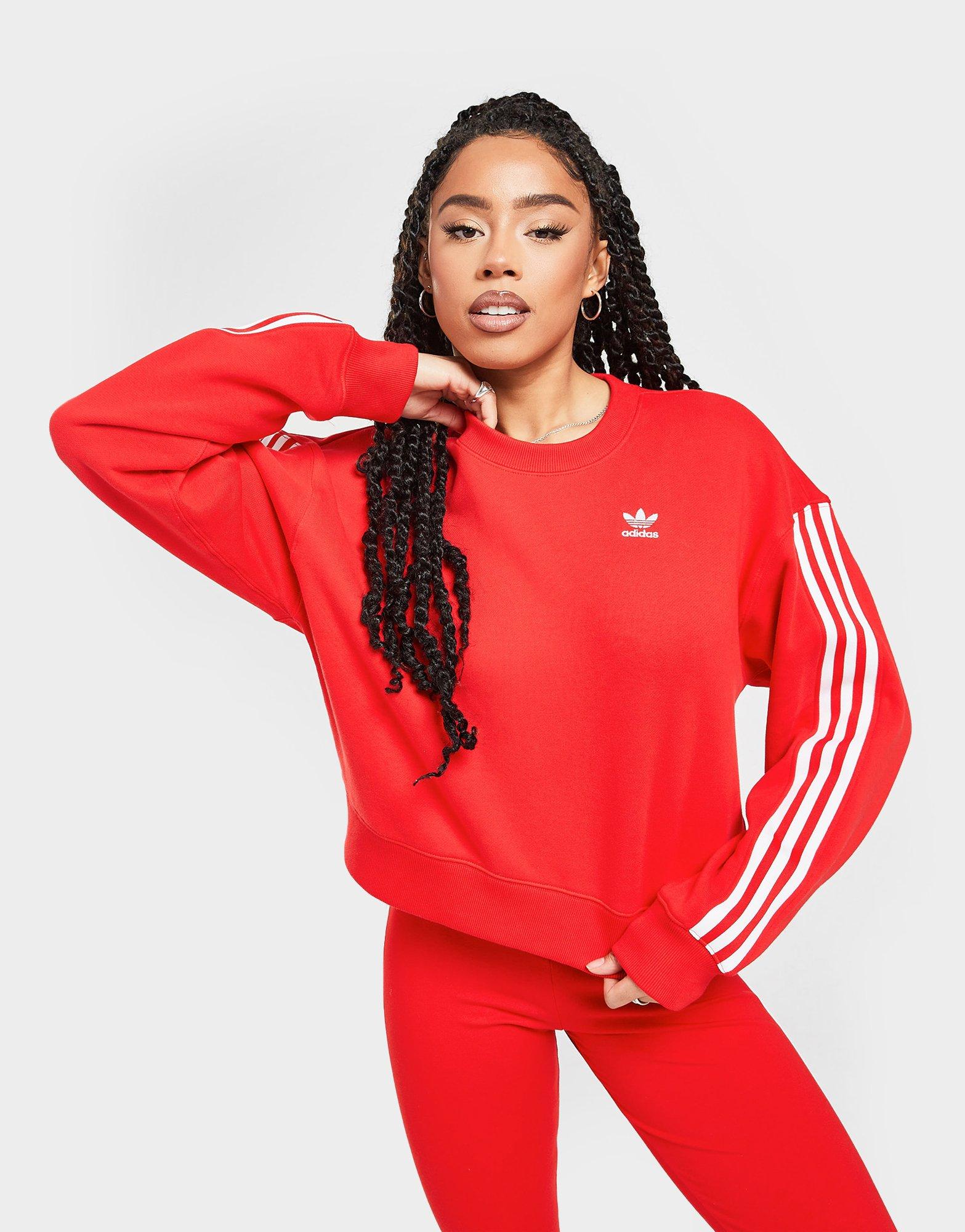 adidas sweatshirt red