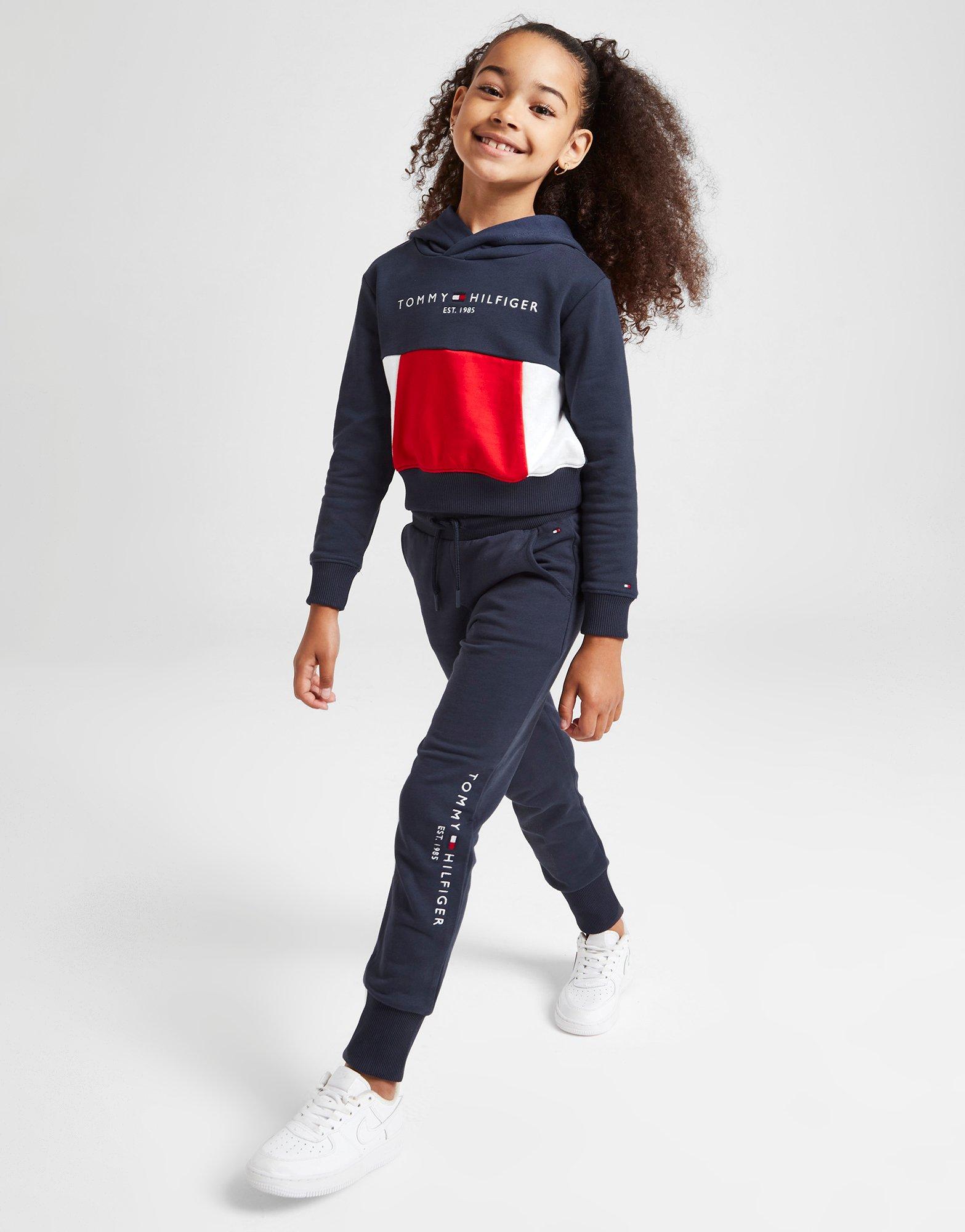Tommy Hilfiger Girls' Colour Block Hoodie & Joggers Set Children
