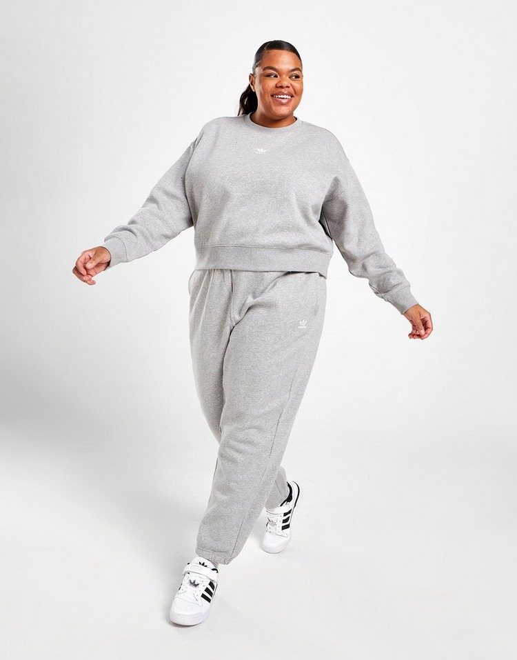 adidas Originals Essential Fleece Plus Size Crew Sweatshirt