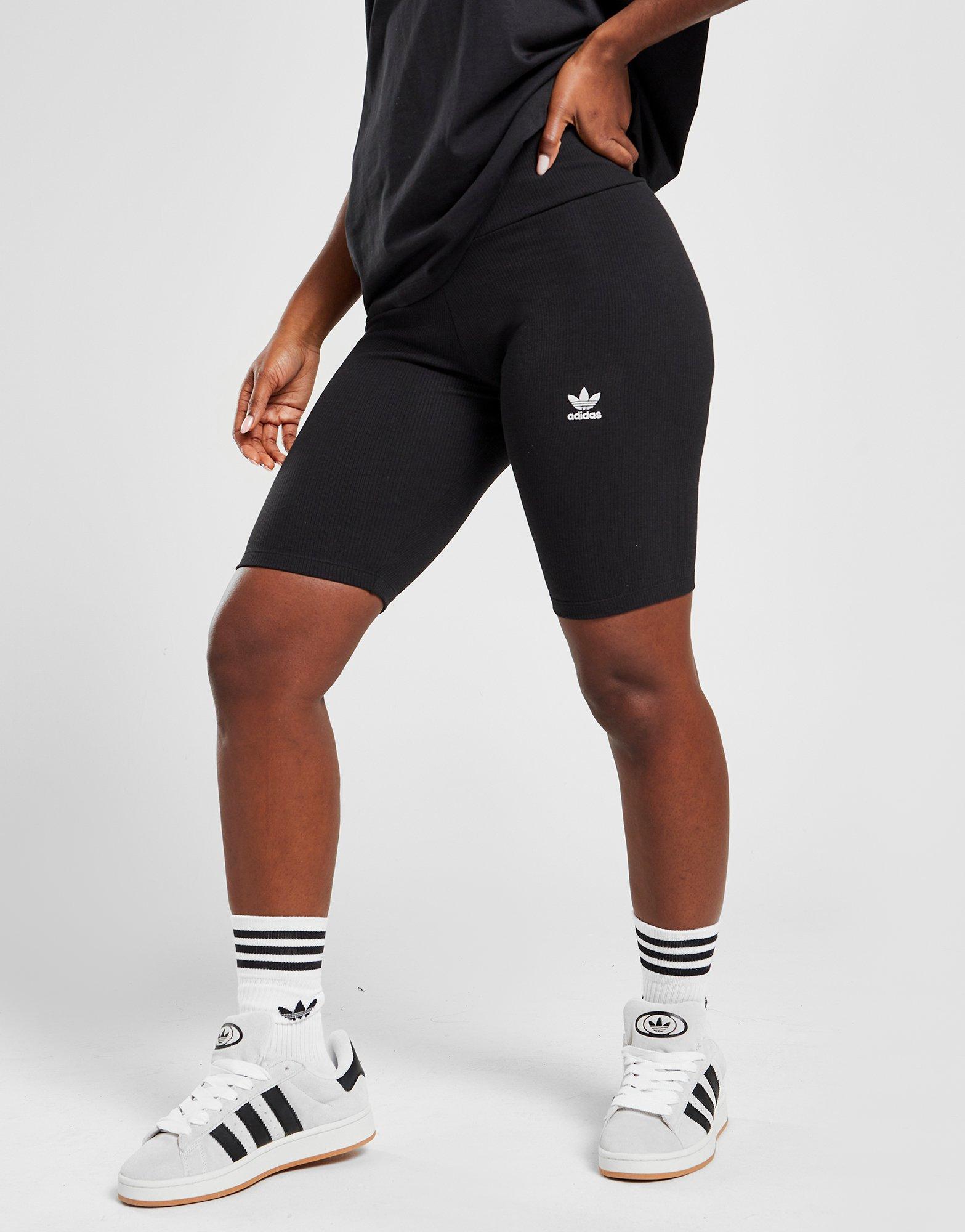 Black adidas Originals Rib Cycle Shorts - JD Sports NZ