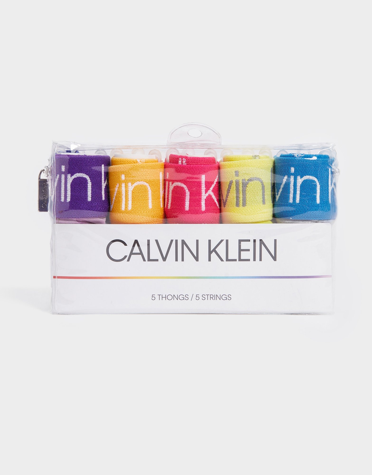 Multi Calvin Klein Underwear 5-Pack Tape Thongs | JD Sports