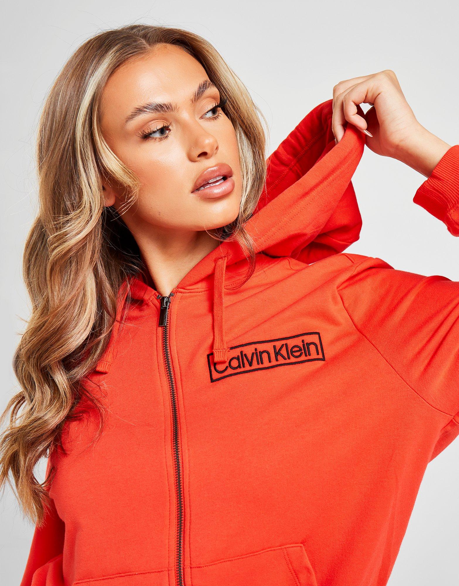 Calvin Klein Box Logo Full Zip Hoodie