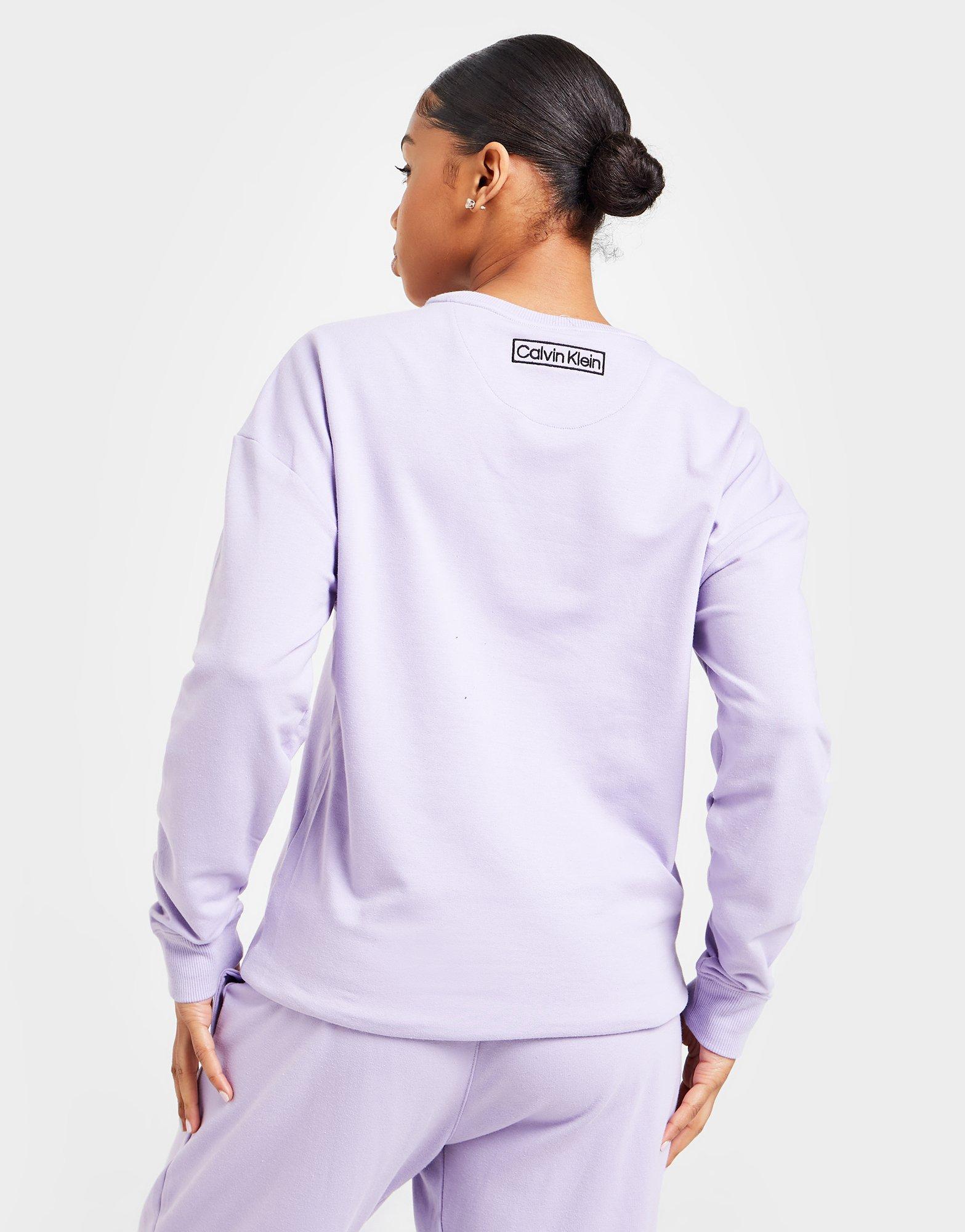 Calvin Klein Box Logo Long Sleeve Crew Sweatshirt