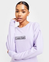 Calvin Klein Box Logo Long Sleeve Crew Sweatshirt