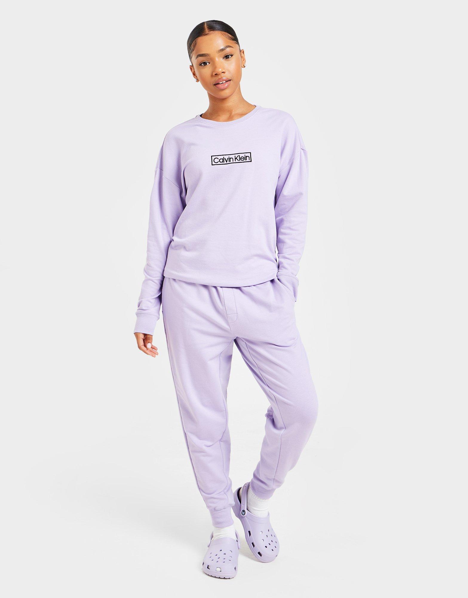 Calvin Klein Box Logo Long Sleeve Crew Sweatshirt