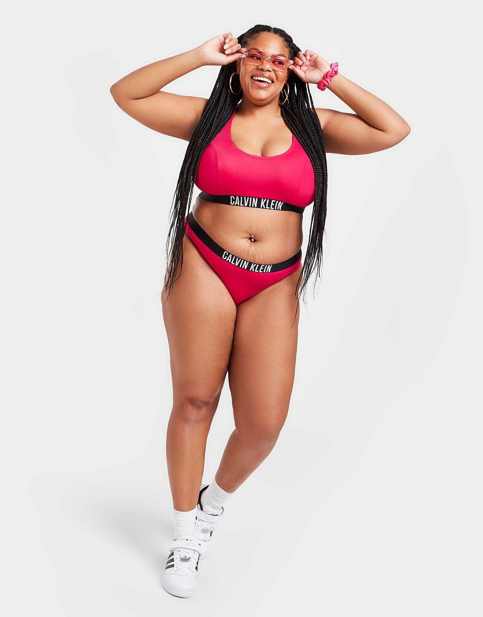 Calvin Klein Swim Tape Plus Size Bikini Bottoms