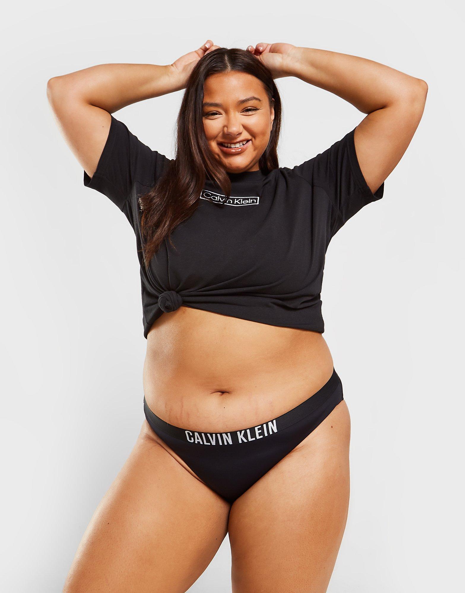 Calvin Klein Swim Tape Plus Size Bikini Bottoms