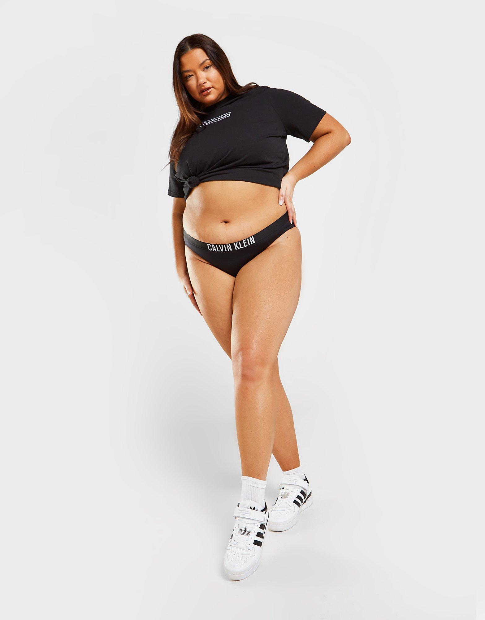 Calvin Klein Swim Tape Plus Size Bikini Bottoms