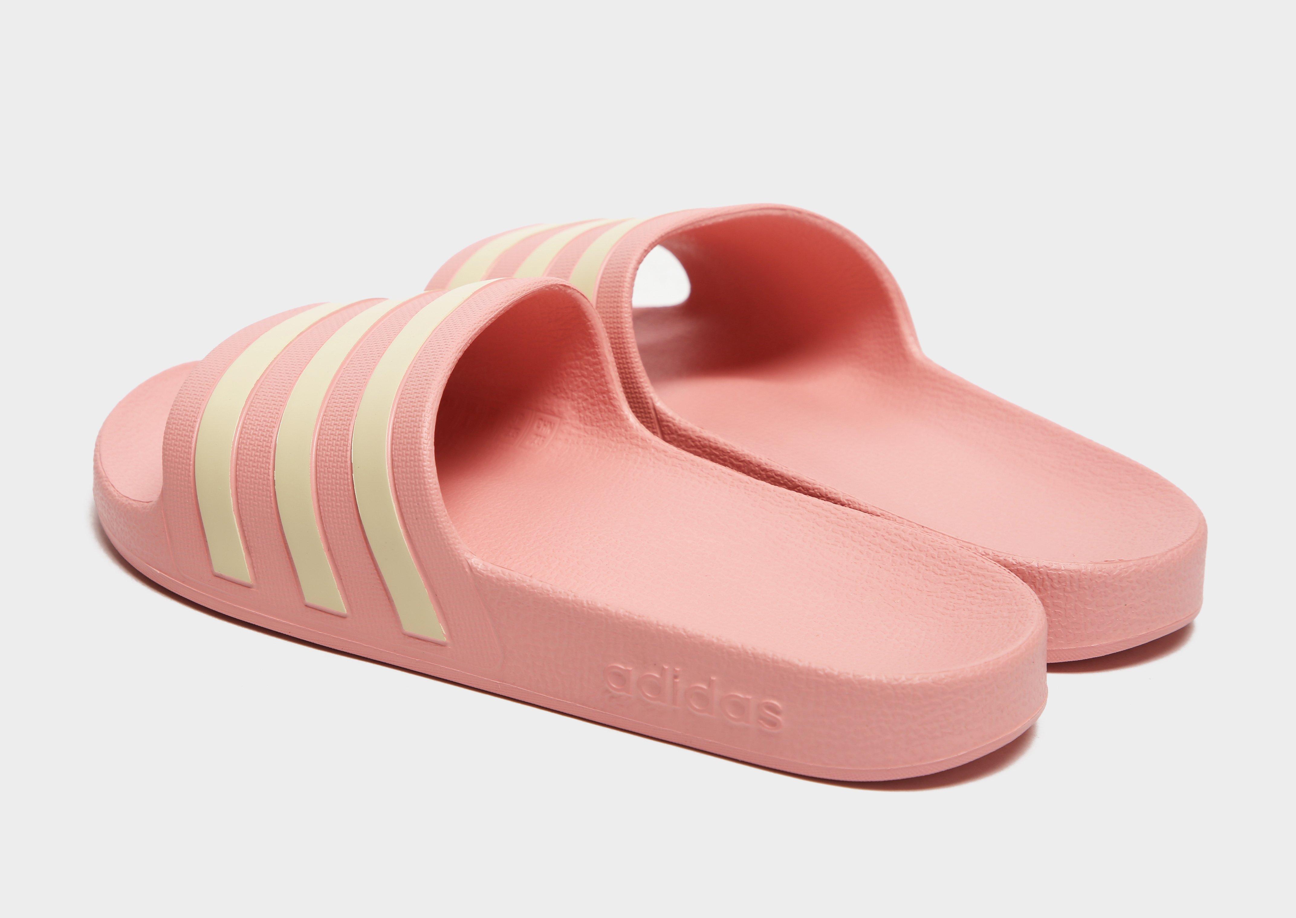 Pink adidas Adilette Aqua Slides Women's | JD Sports UK