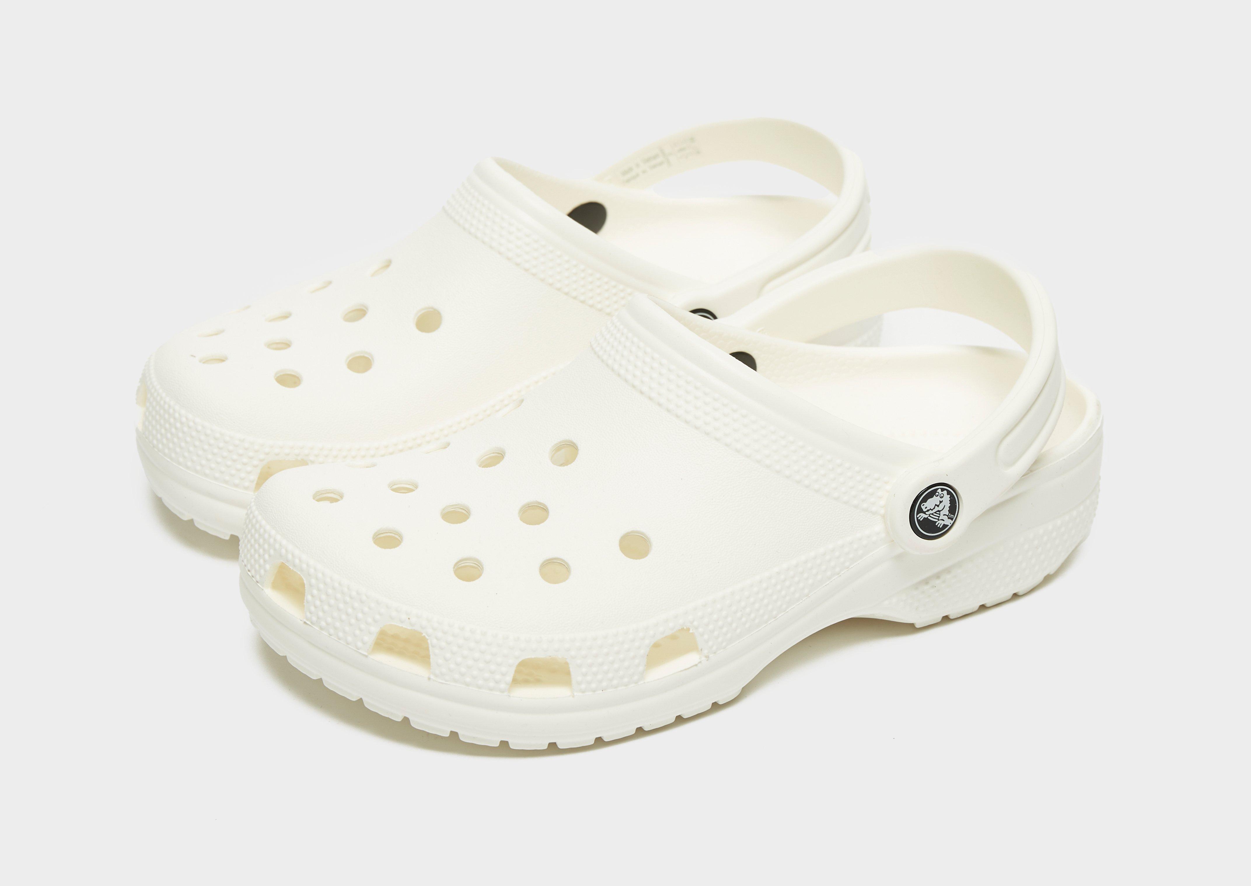 Where can i on sale find white crocs