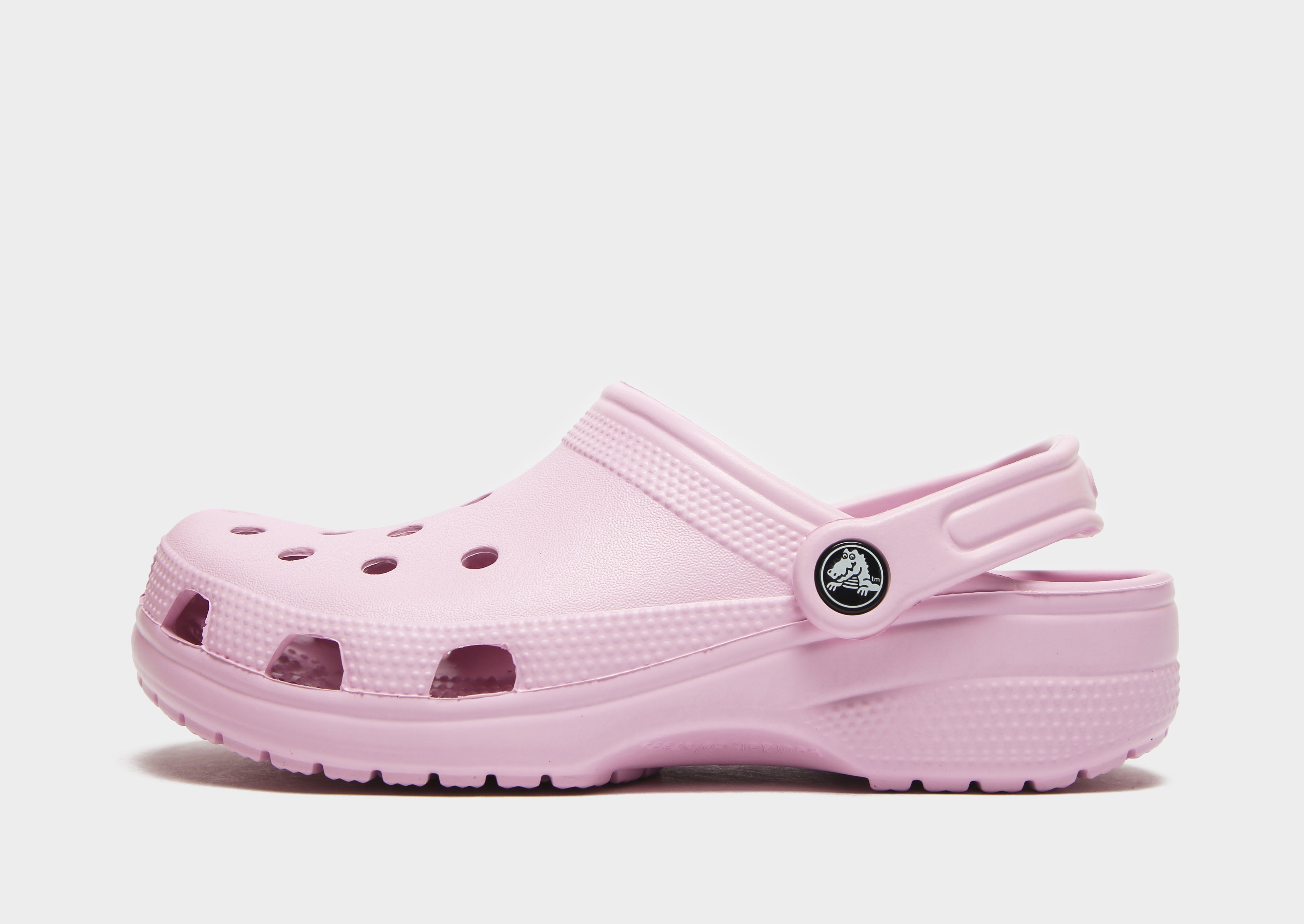 Pastel store pink crocs