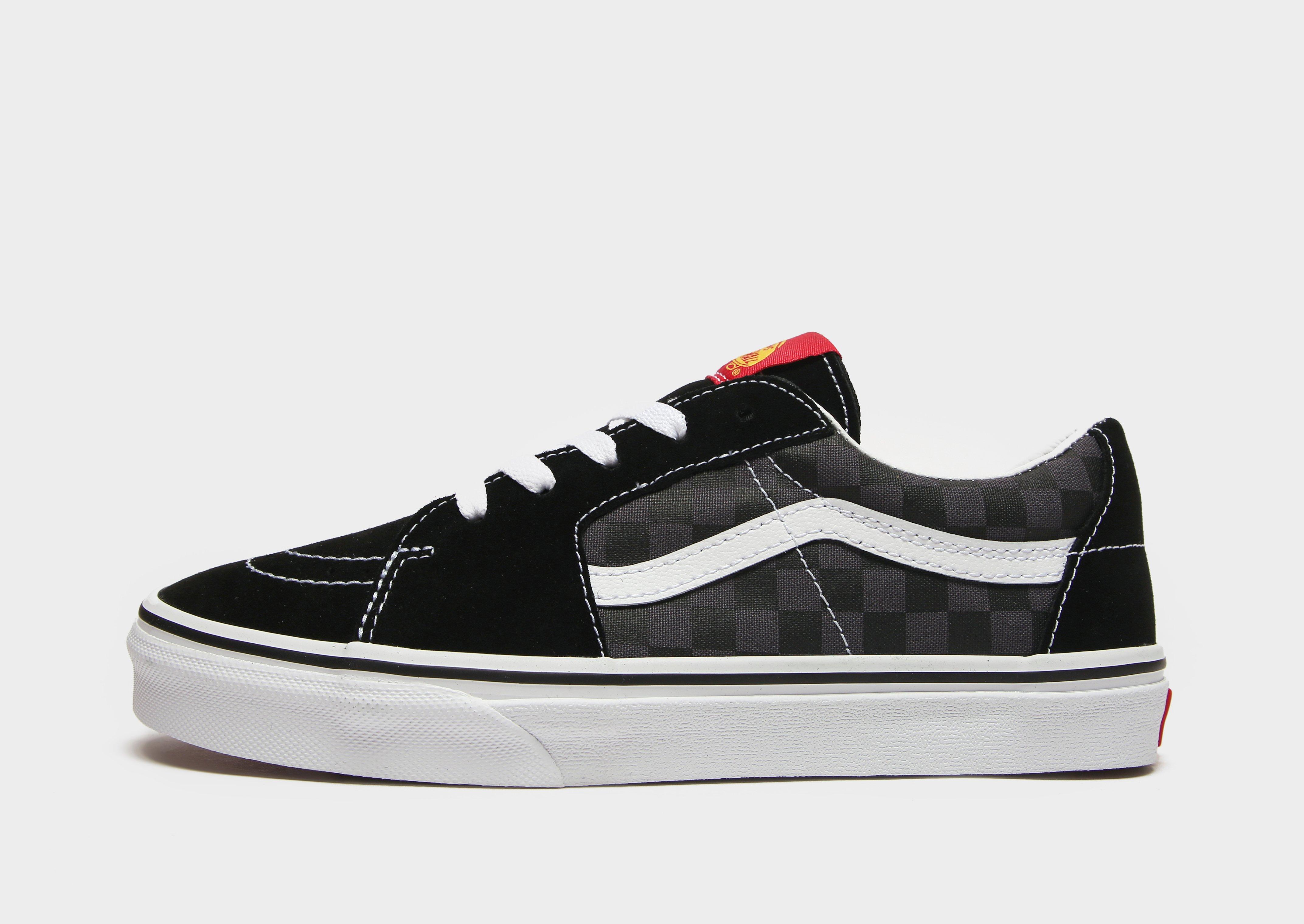 checkerboard vans old skool junior