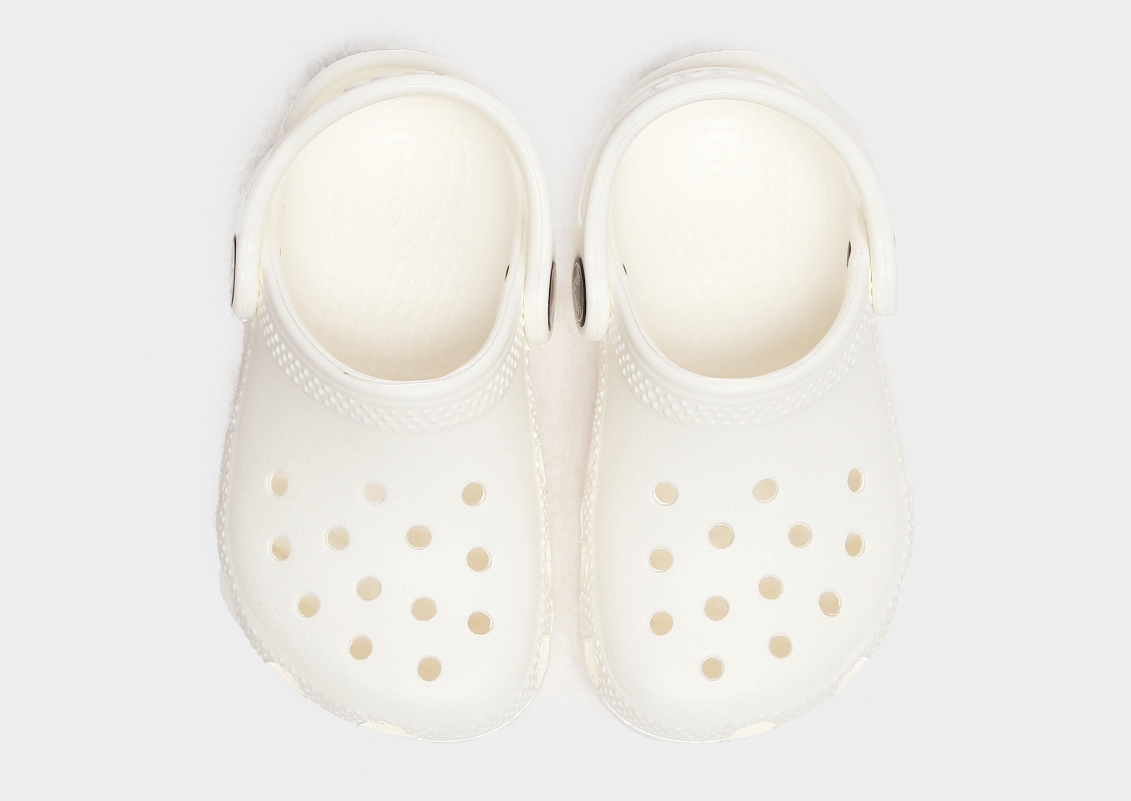 Baby store white crocs