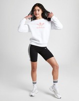 adidas Originals Girls' Trefoil Boyfriend Crew Sweatshirt Junior