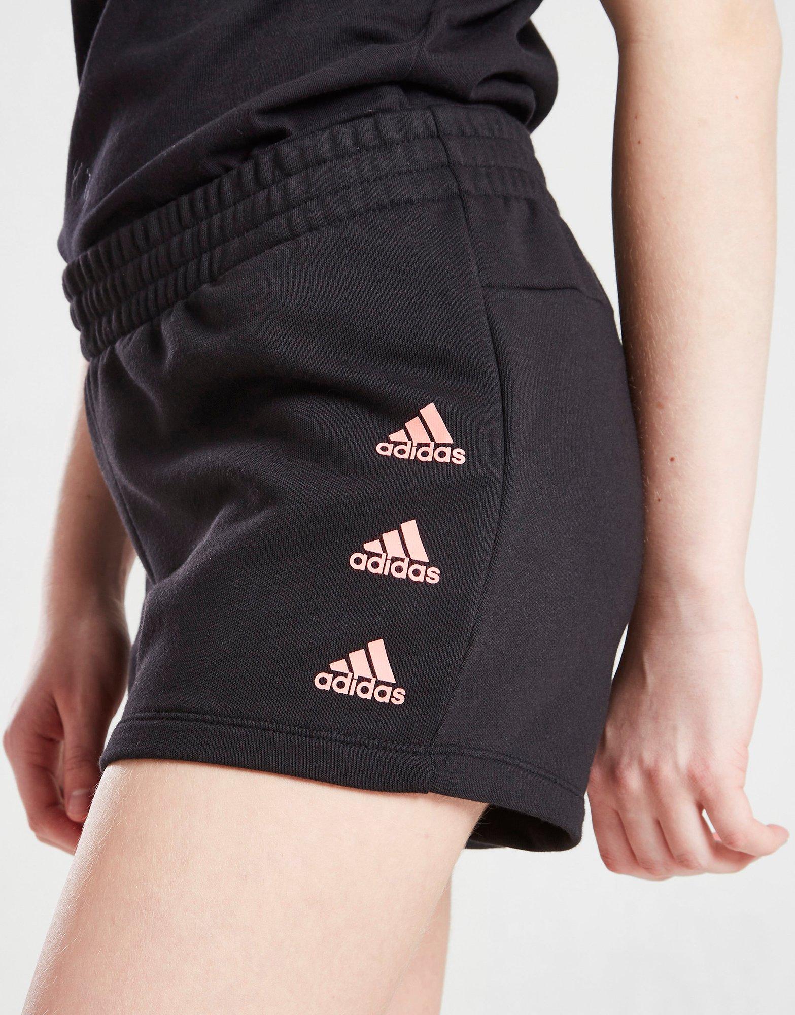adidas Girls' Repeat Badge of Sport Shorts Junior