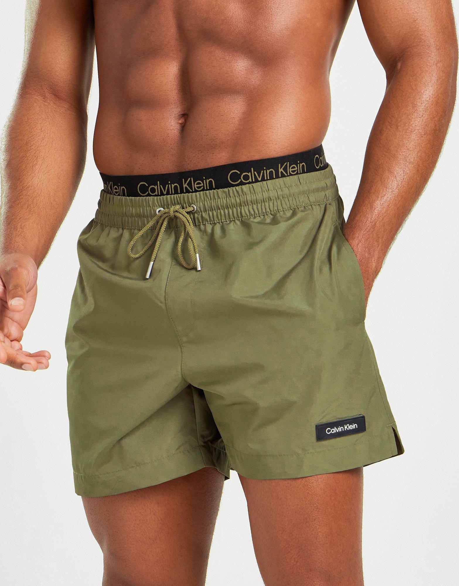 Calvin Klein Swim Double Waistband Badehose Herren
