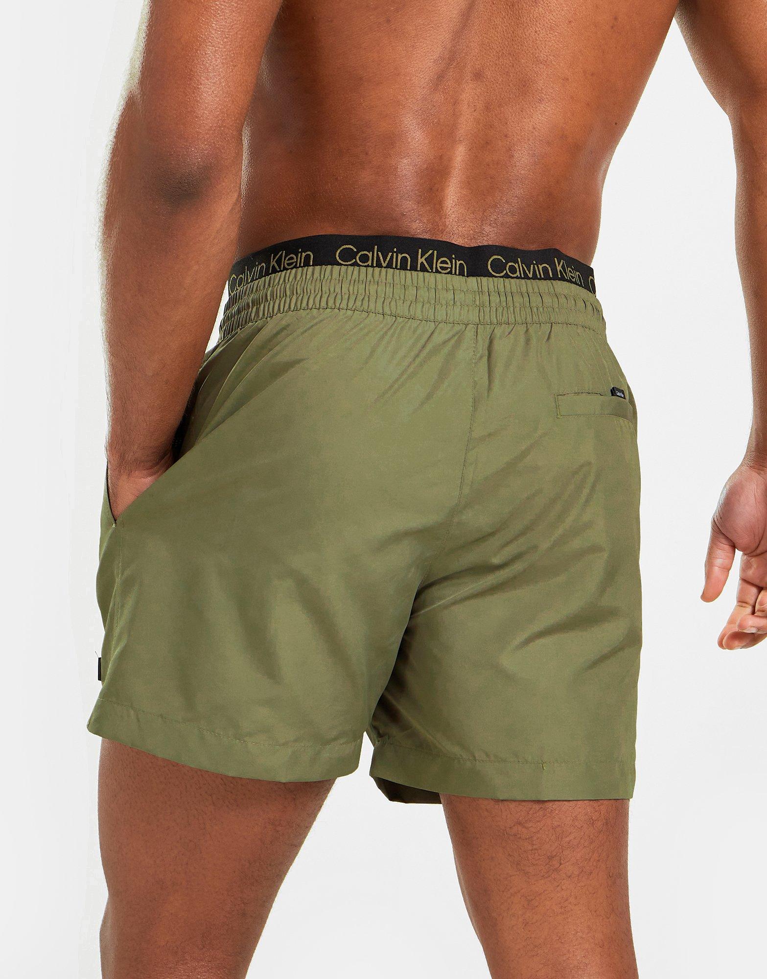 Calvin Klein Swim Double Waistband Badehose Herren